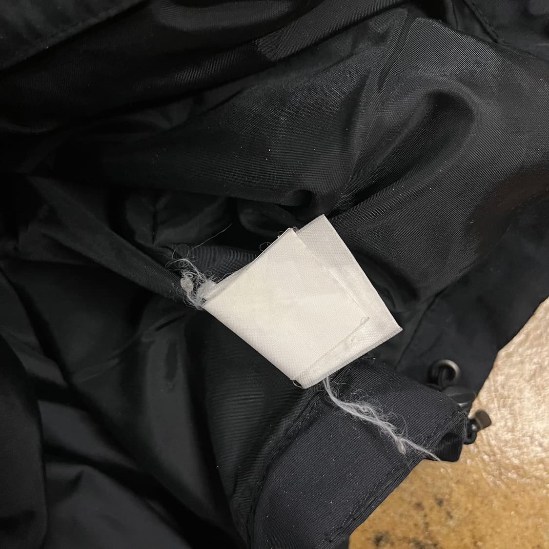 [정품/85] 노스페이스 블랙 후드 바람막이 자켓 b17 상품이미지6