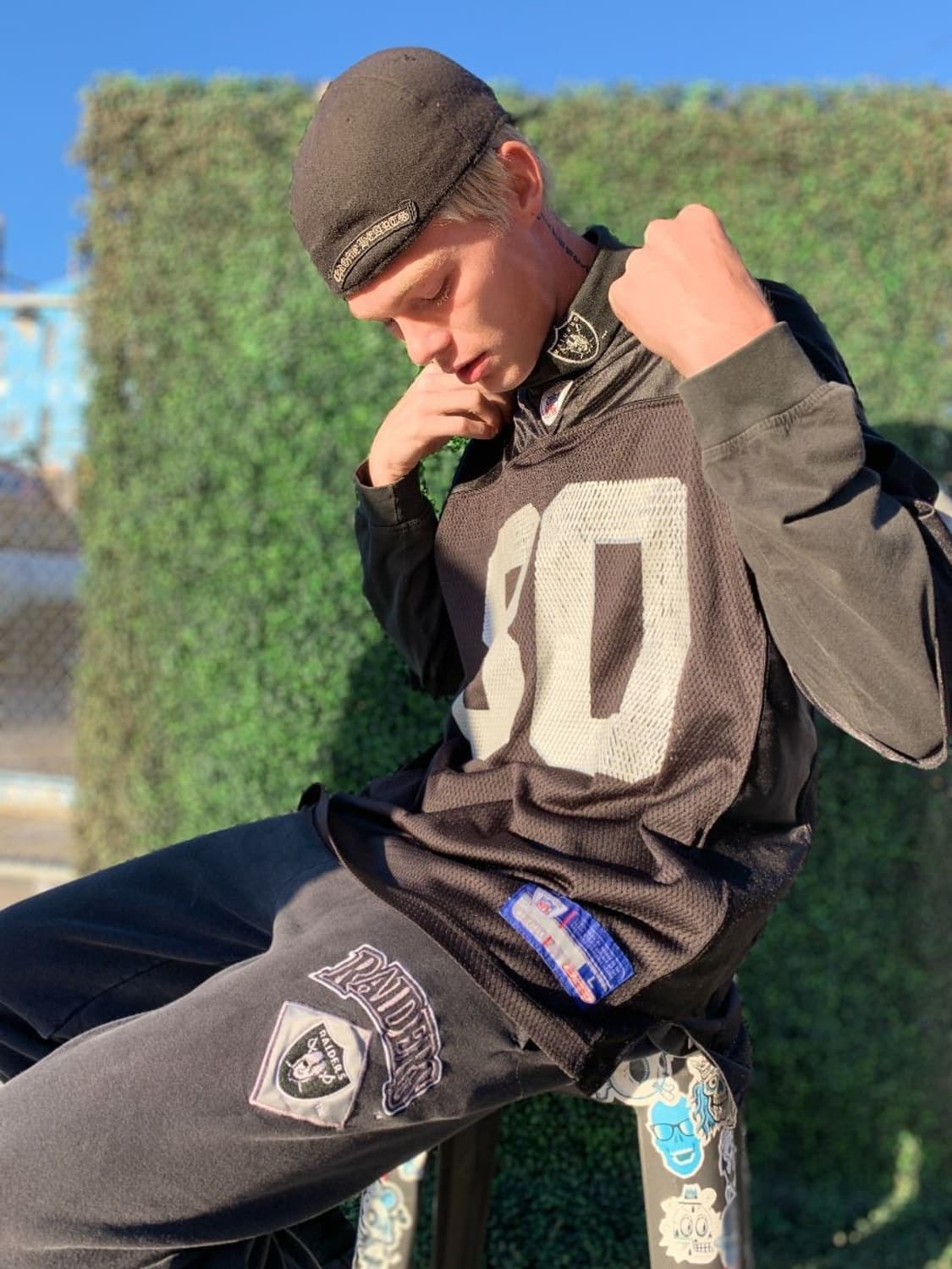 🌊NFL Raiders moc neck t shirts 상품이미지1