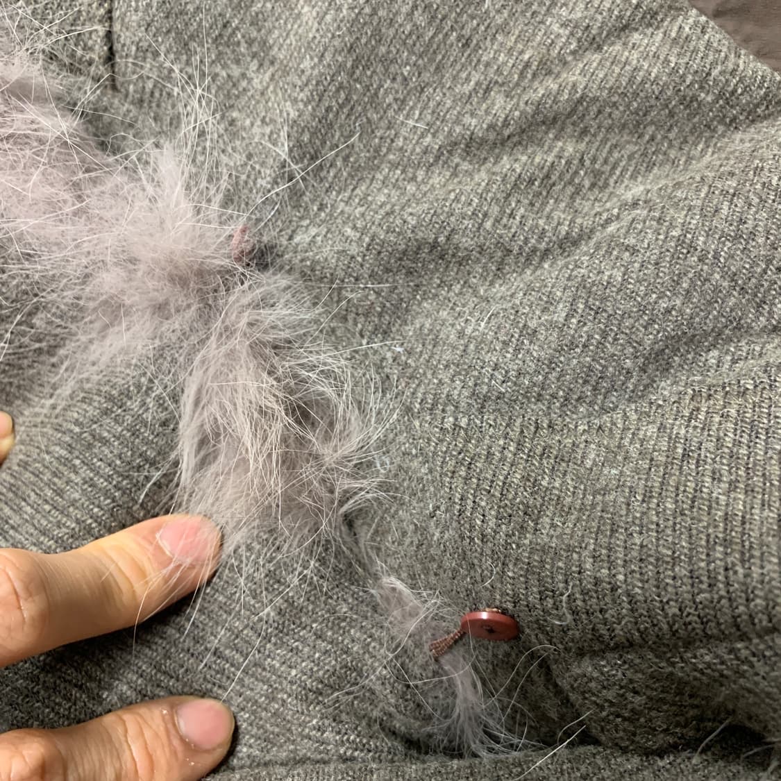 55)System 시스템 여우털 덕다운 패딩코트 상품이미지7