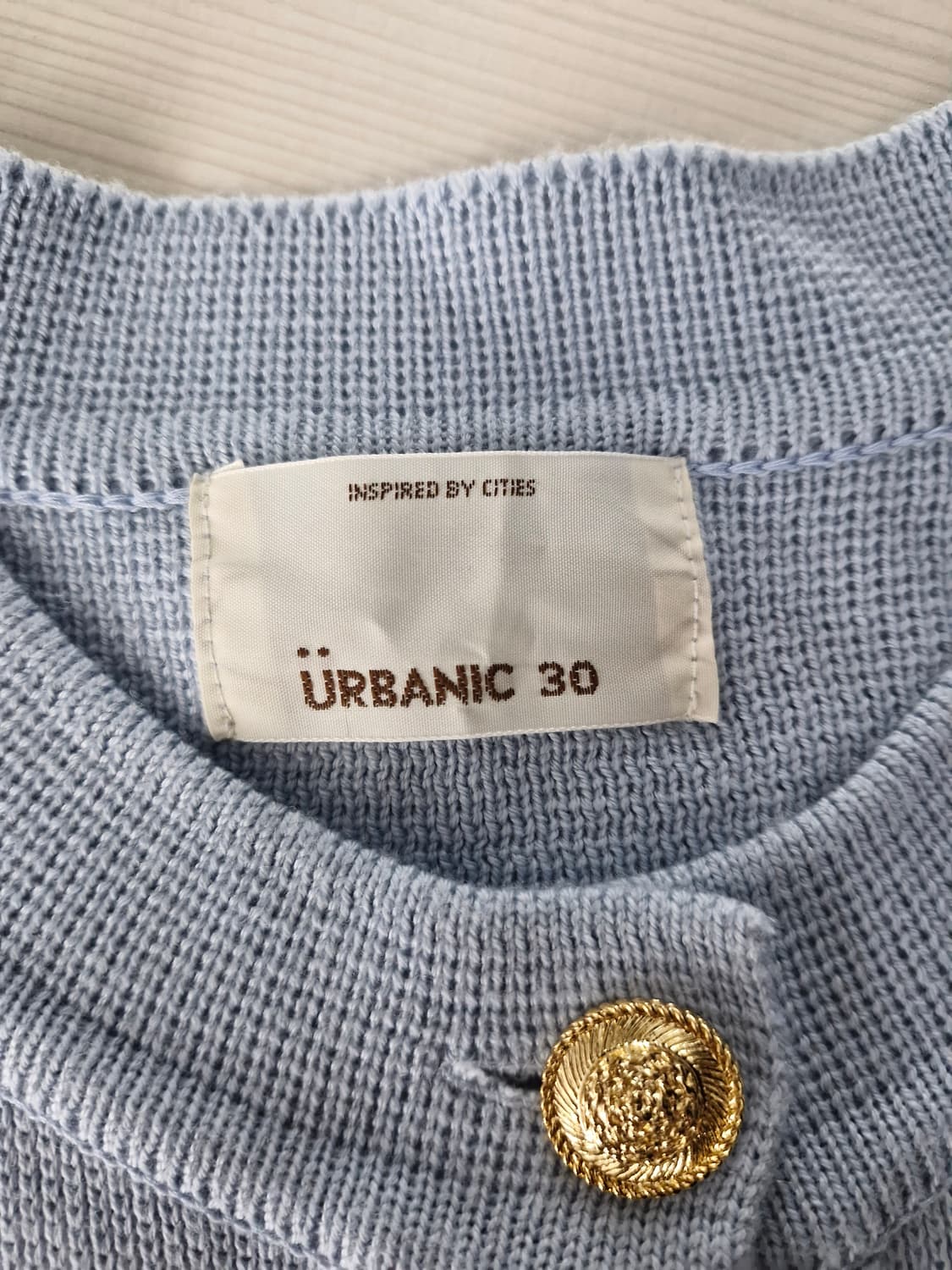 얼바닉 URBANIC30 블루 씨엘 가디건 상품이미지7