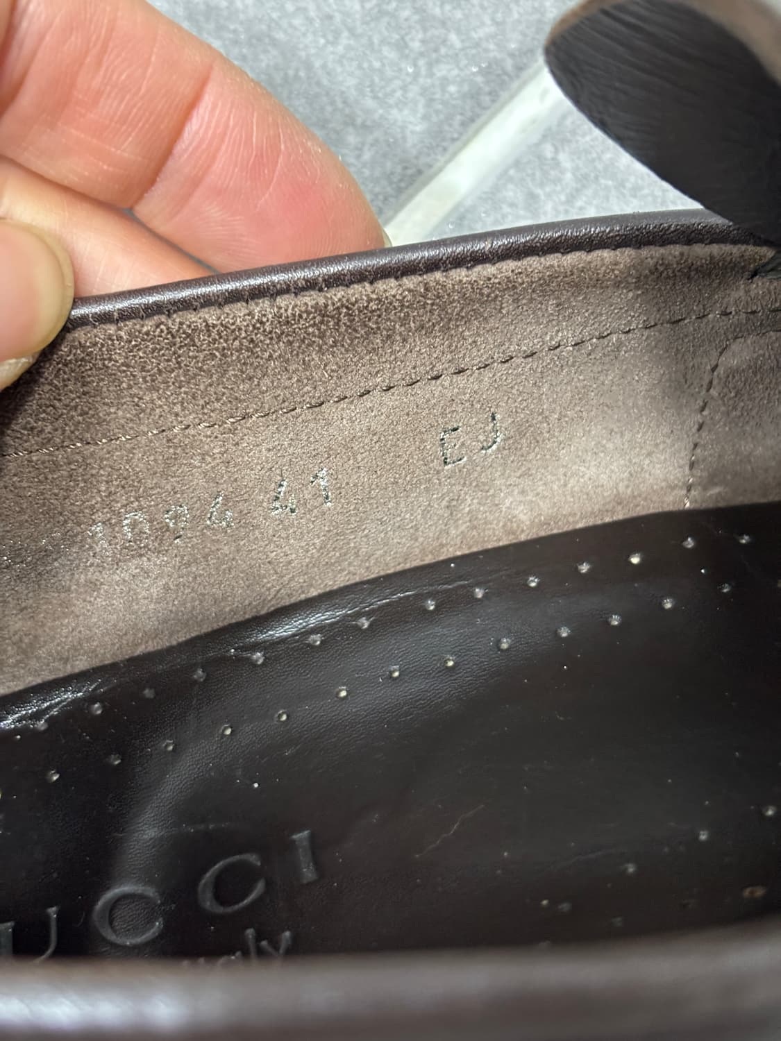 정품)구찌 남자 드라이빙모카신 상품이미지9