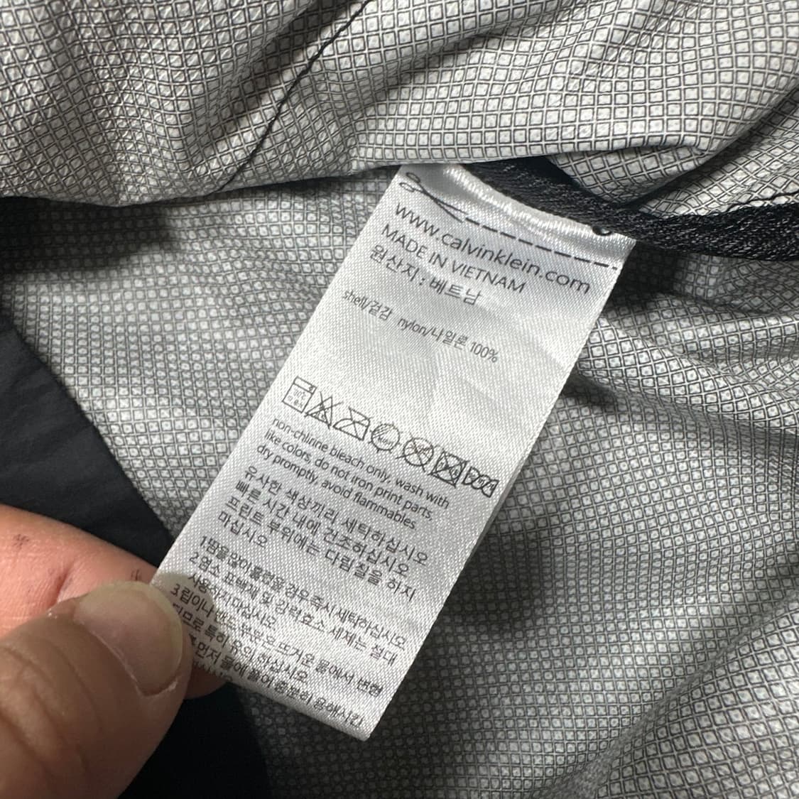 ✨ (바배) CK 캘빈클라인 블랙 바람막이 상품이미지5