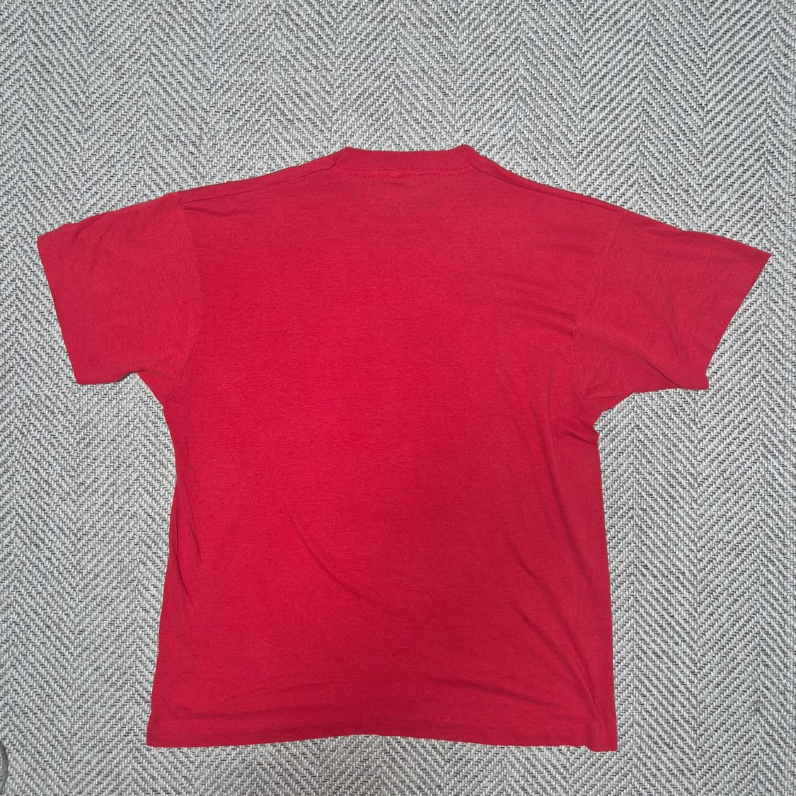 80s 빈티지 "NO DRUG" 싱글스티치 티셔츠 (XL) 상품이미지5