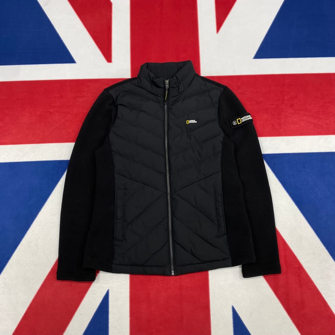 내셔널지오그래픽 니트 경량패딩 여성 M  상품이미지1