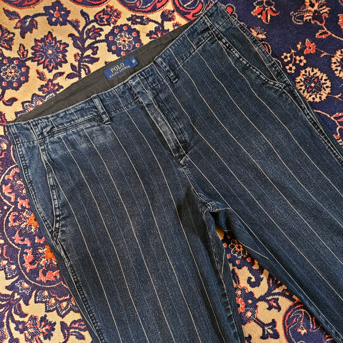 폴로랄프로렌 포멀 데님 스트라이프 팬츠10size 상품이미지4