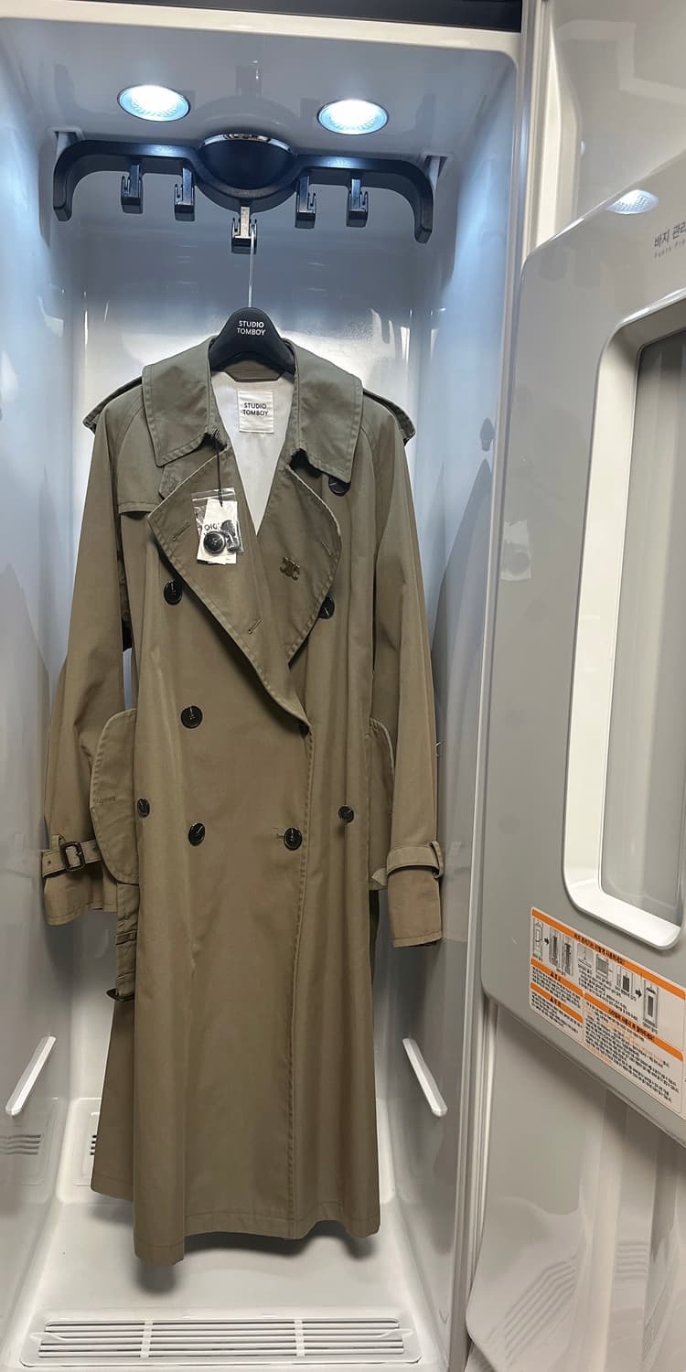 톰보이 카키 오버핏 트렌치코트+구찌더스트백(택있음) 상품이미지1
