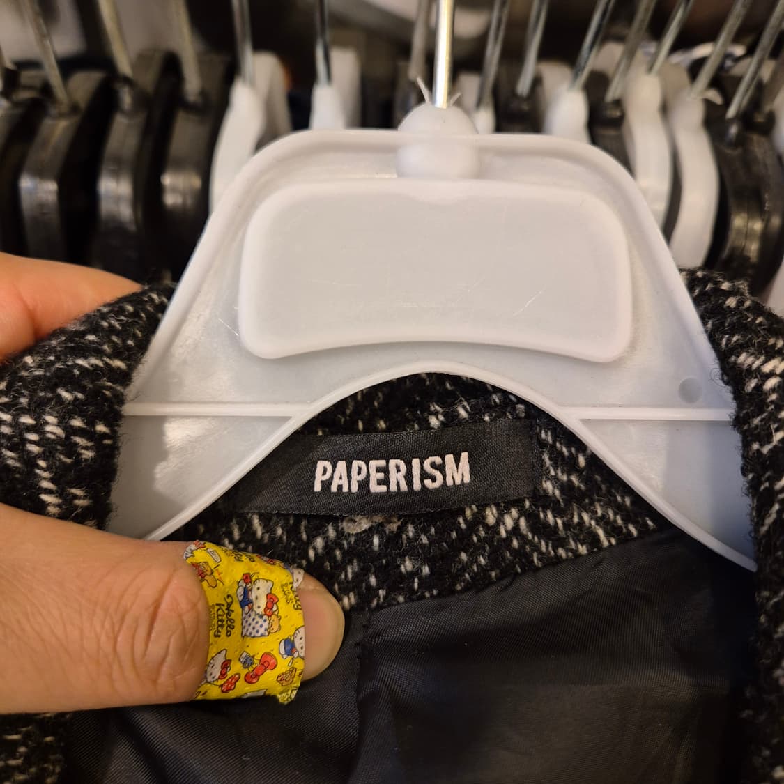 XL(착샷잇음) 보카시 울 싱글롱코트  상품이미지4