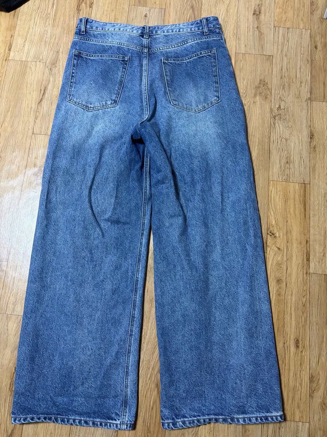 비바스튜디오 와이드 데님 팬츠 블루(L) 상품이미지3