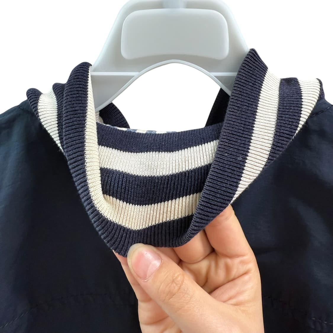 [L] 헤지스 네이비 야구점퍼 상품이미지6