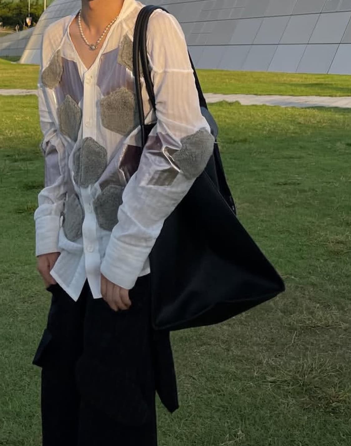 키코 코스타디노브 24FW Dahn 아플리케 셔츠 [46] 상품이미지3