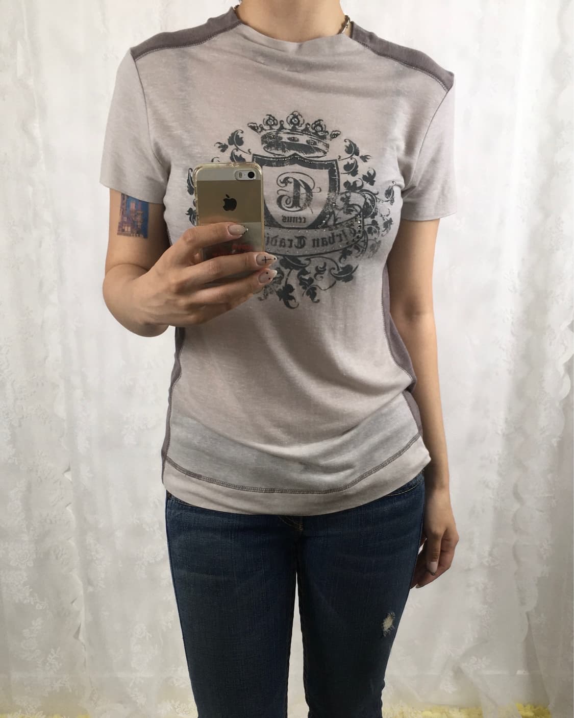 Cubic half-neck top 상품이미지3