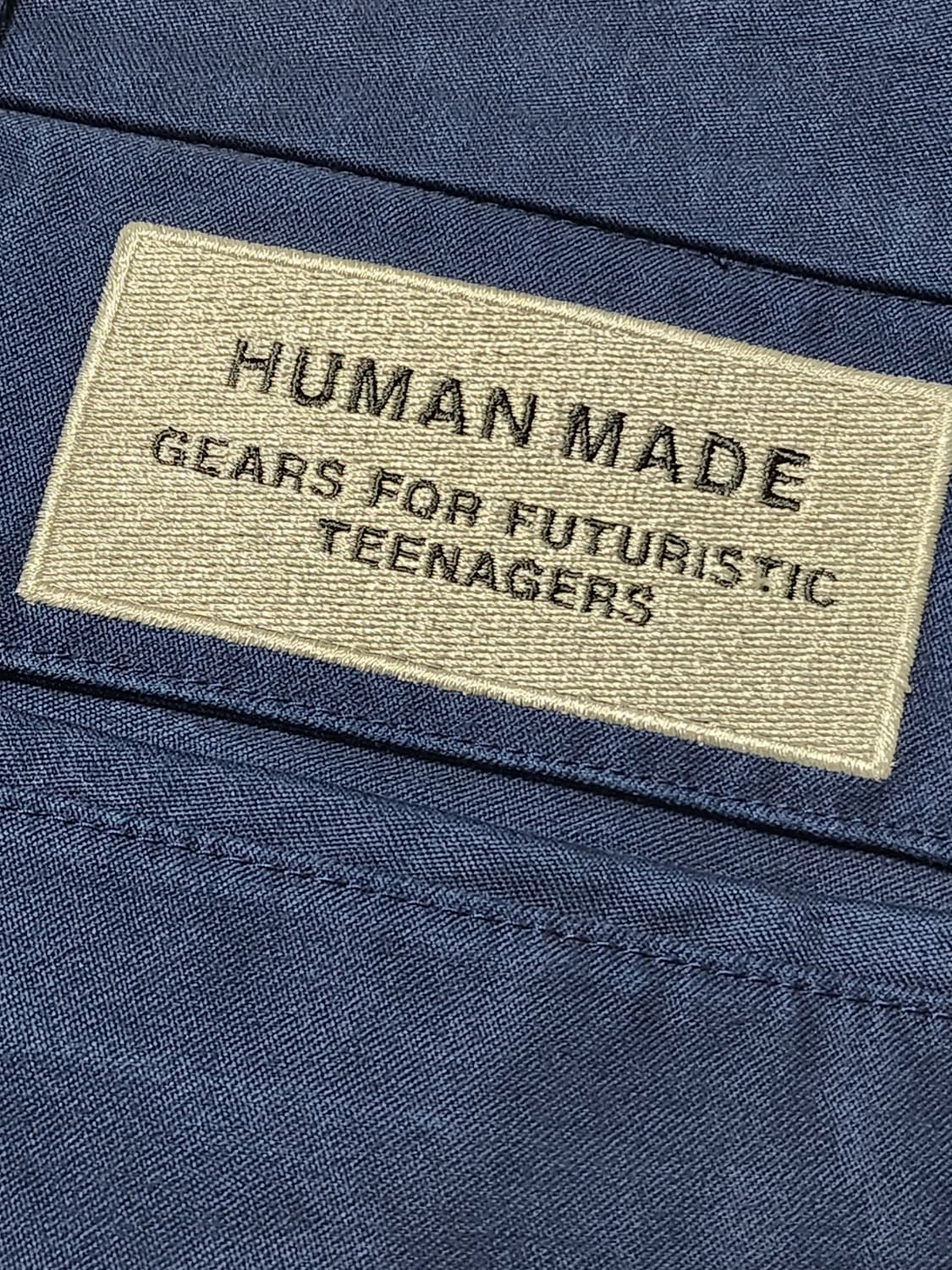 휴먼메이드 프린트 치노 팬츠 네이비 상품이미지6