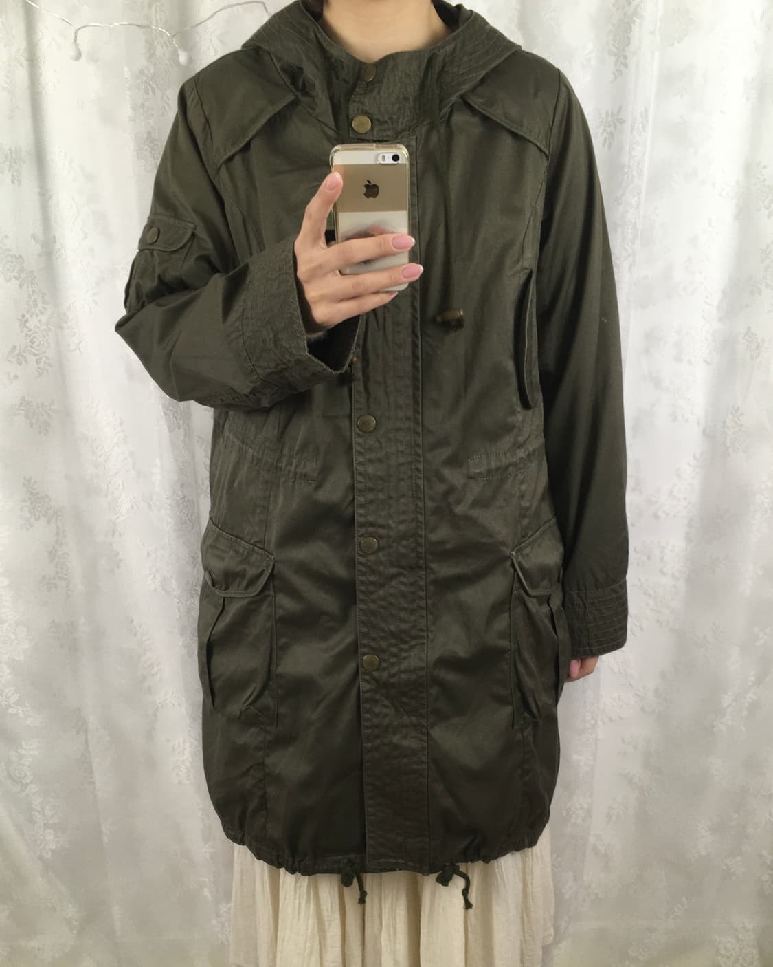 As Know As Khaki Hooded Field Jacket 상품이미지10
