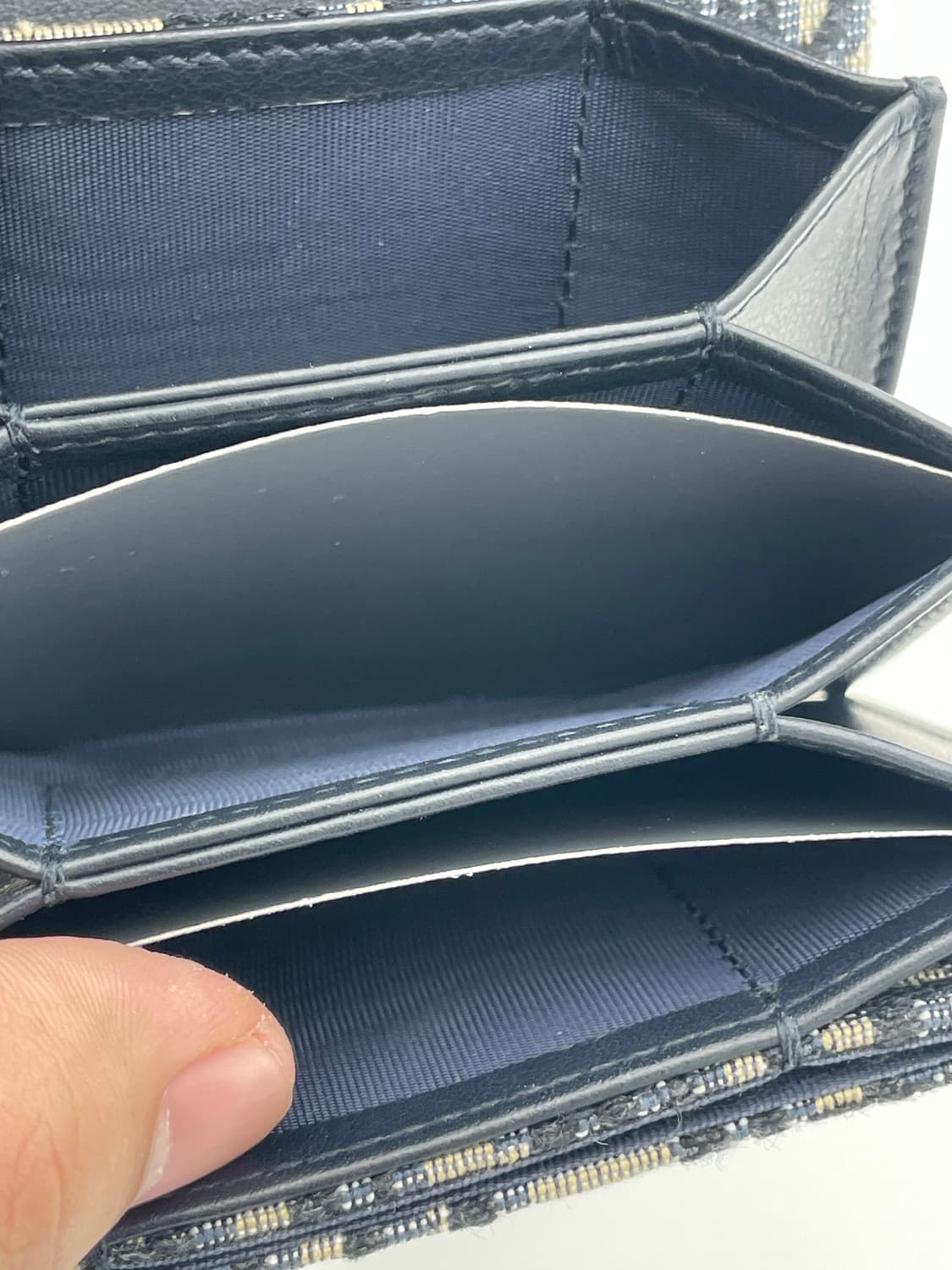 [ 새상품 / 풀구성 ] 디올 오블리크 새들 5포켓 아코디언 지갑 상품이미지5