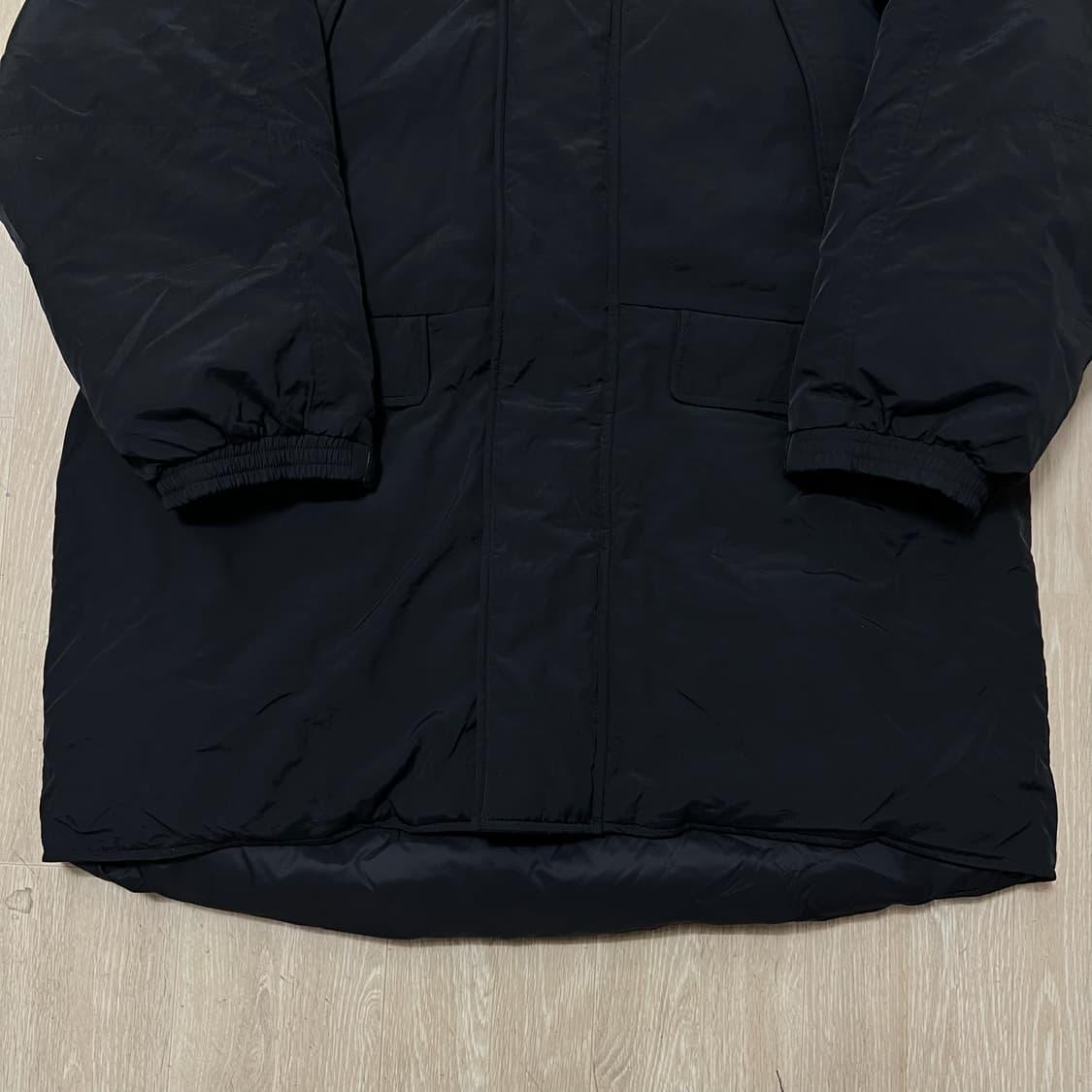 와릿이즌 로고 헤비다운 하프 패딩 L/100  상품이미지4