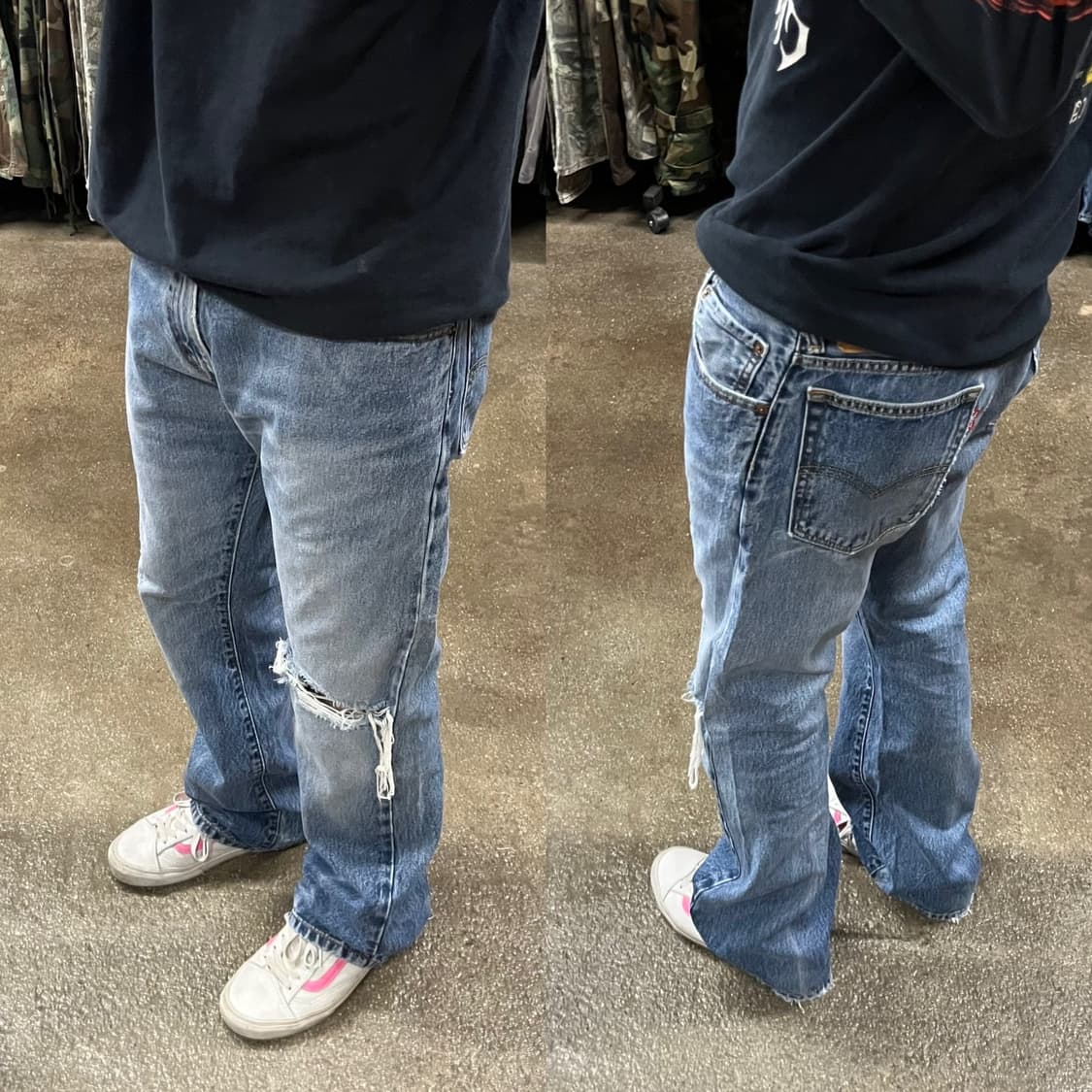 Levis517 데미지 부츠컷 (33“) 상품이미지7