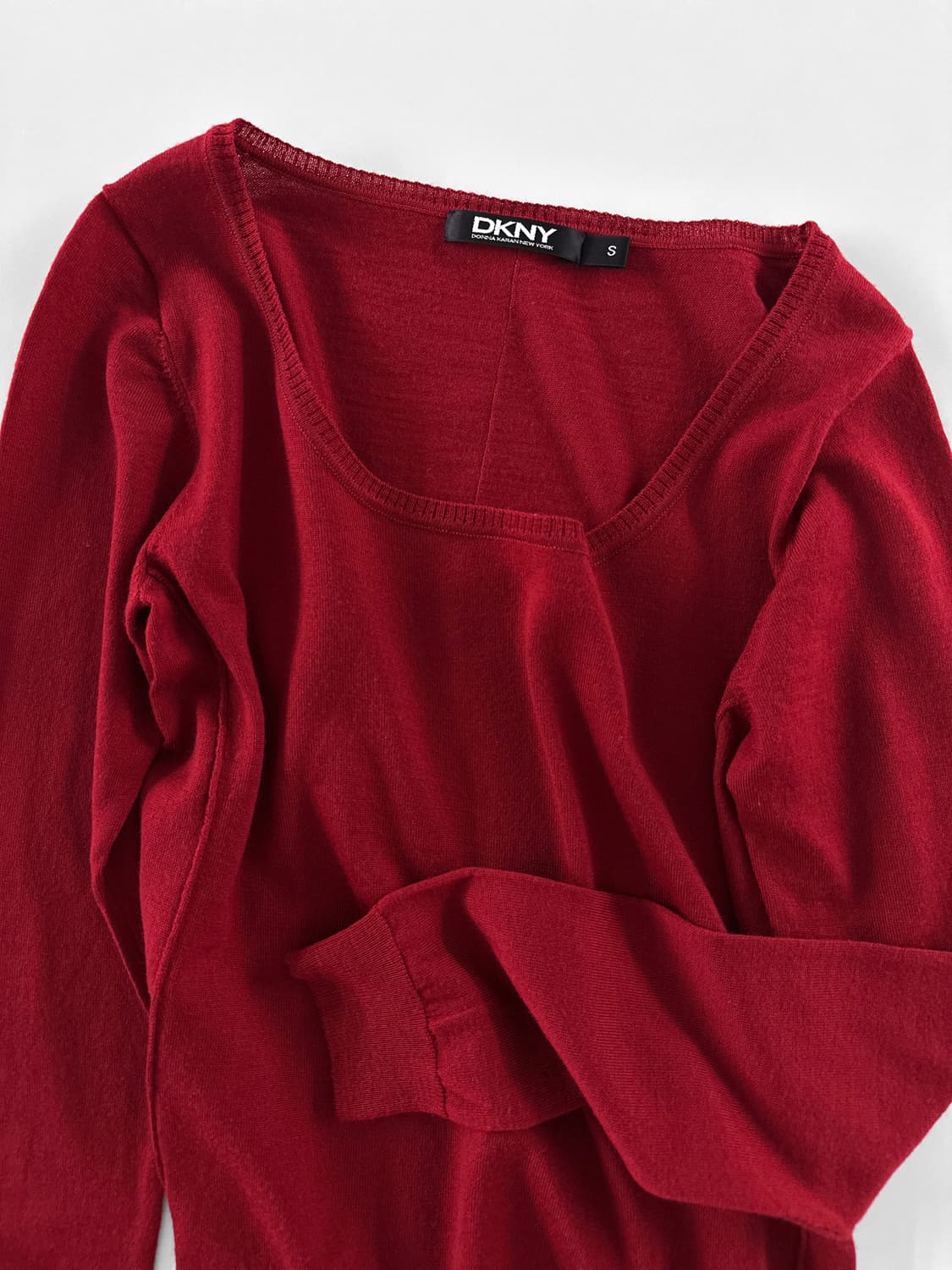 빈티지 DKNY 딥 유넥 울 니트 상품이미지1