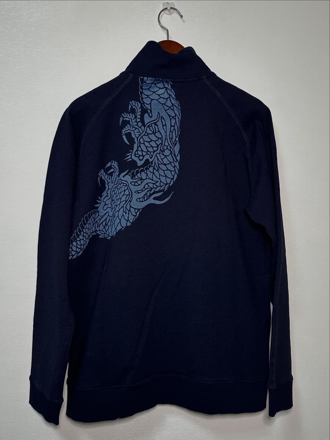 오스티아 재팬 코로모/ 딥 인디고 용 하프집업 (새상품) 상품이미지2