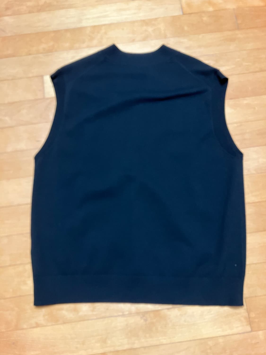 유니클로C 니트 베스트 블랙 XL 상품이미지4