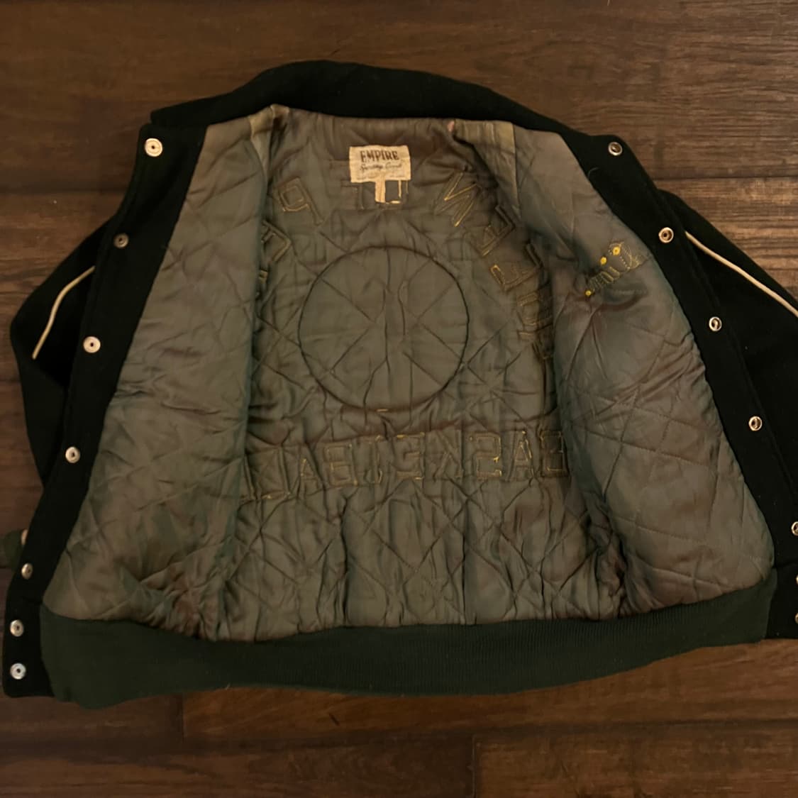 70‘s 엠파이어 퀸오브피스 바스켓볼 바시티자켓 95 상품이미지5