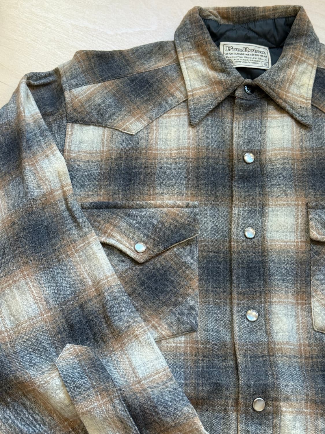 Pendleton Wool Western Check Shirt  상품이미지2