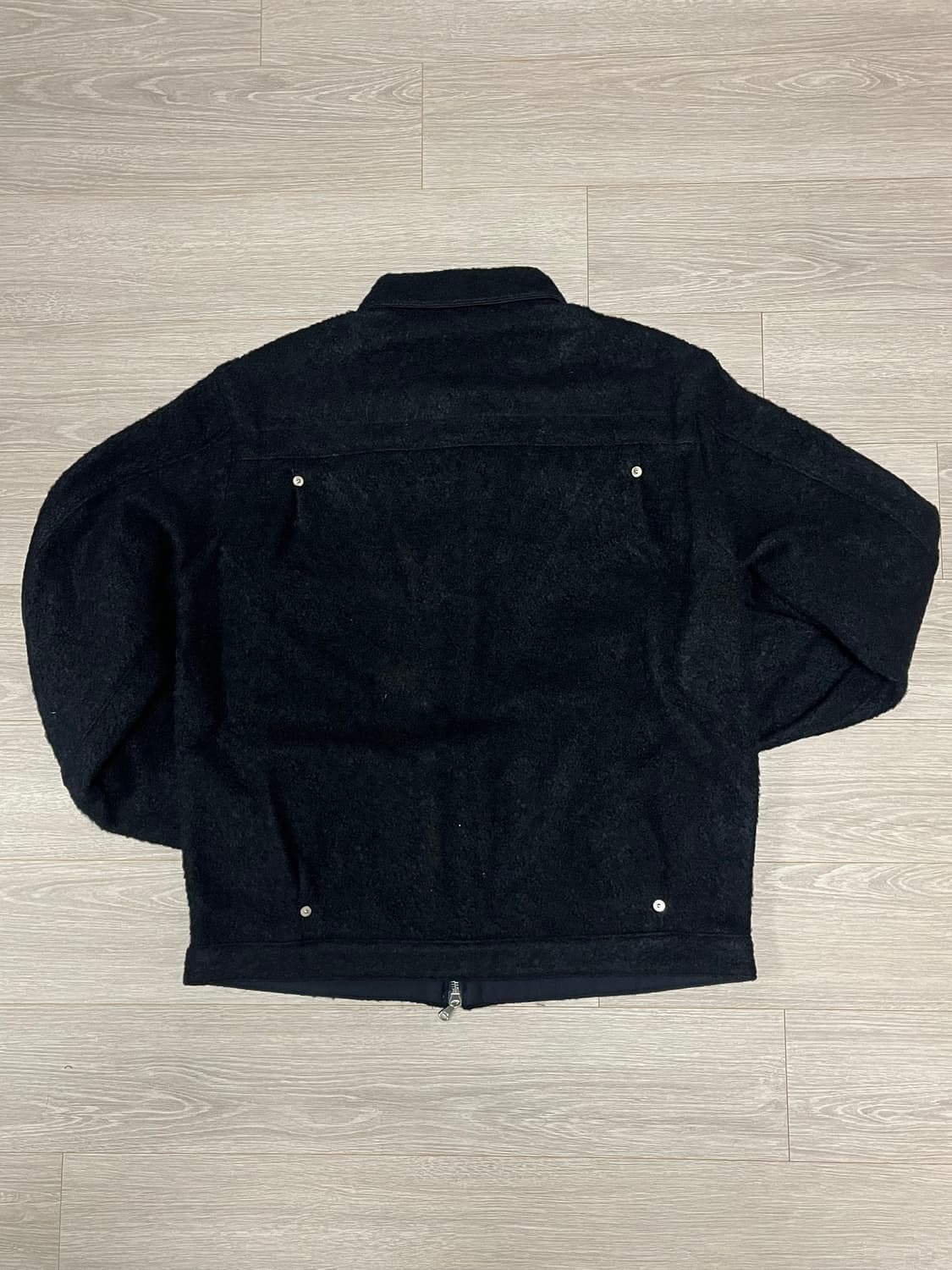 (새상품) 언어펙티드 UNAFECTED 울 헤링본 트러커 자켓 상품이미지4