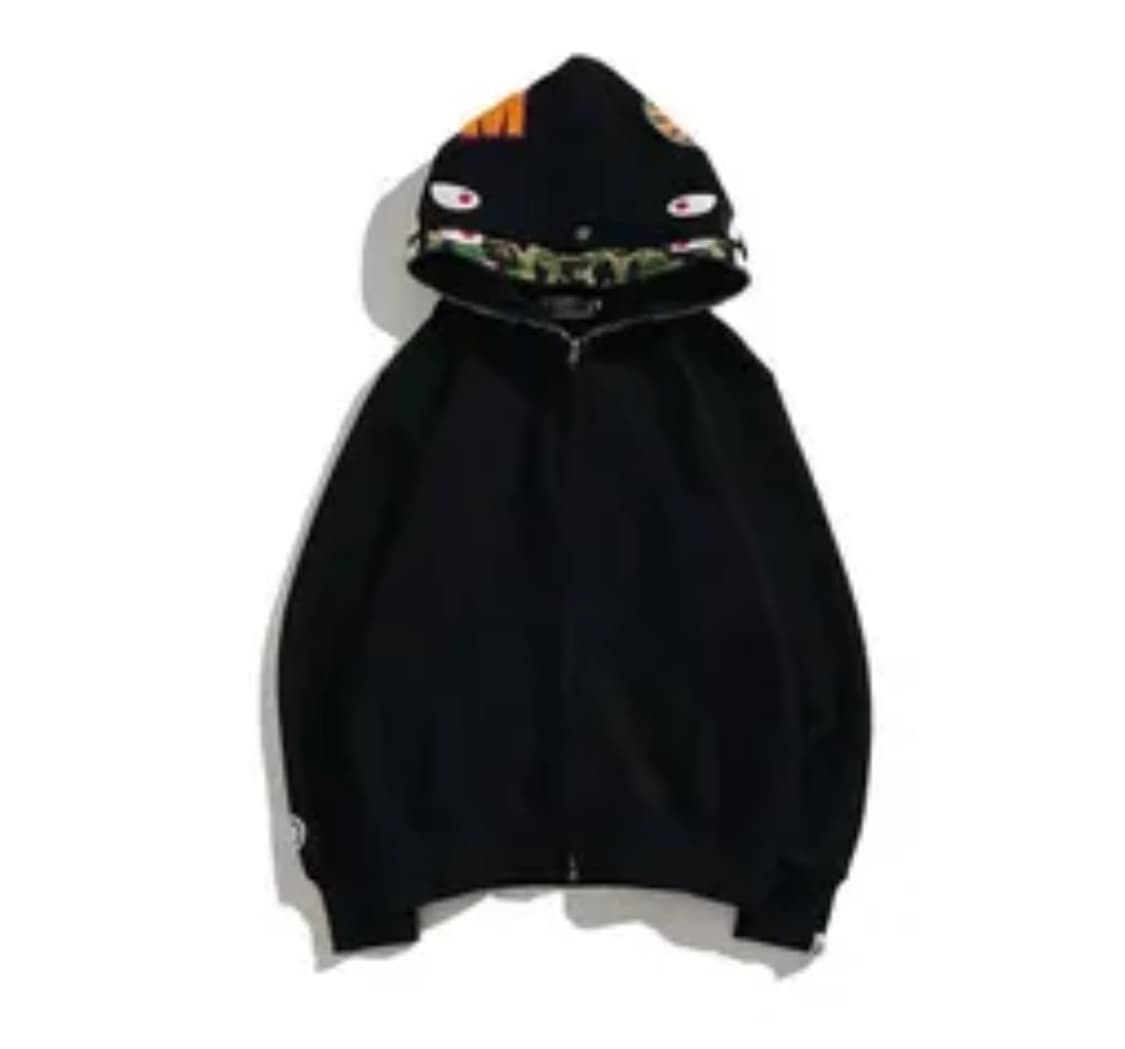 베이프 더블샤크후드 녹계 xl 새상품 상품이미지1