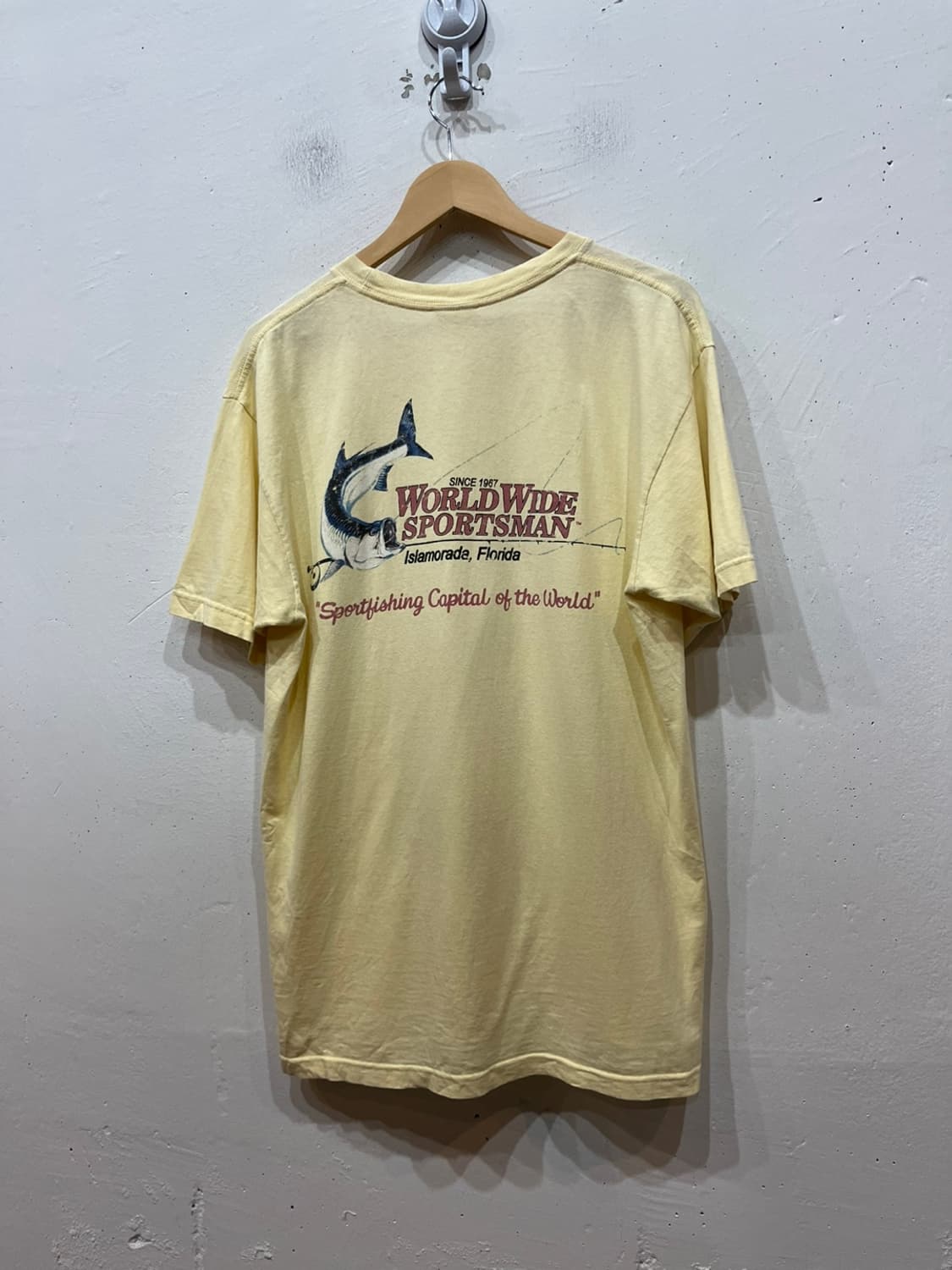 90s WORLDWIDE SPORTSMAN 피싱 반팔 티셔츠 상품이미지1