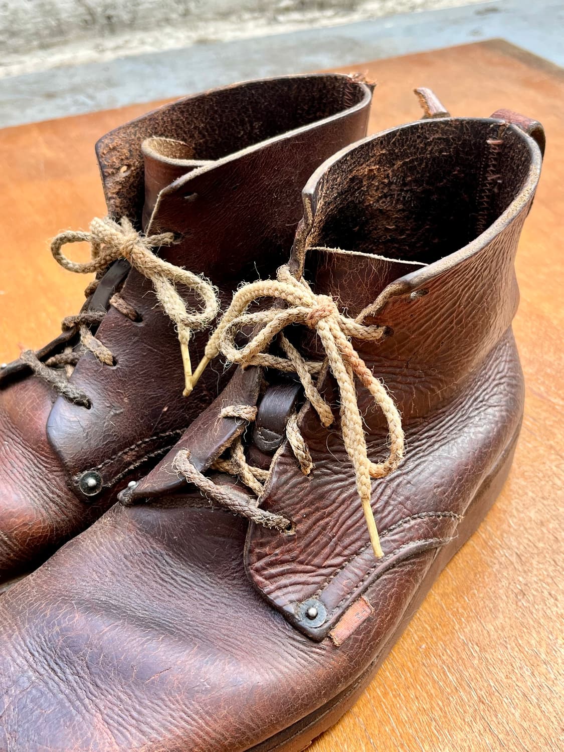 70s Levi’s Leather Chukka Boots 상품이미지6