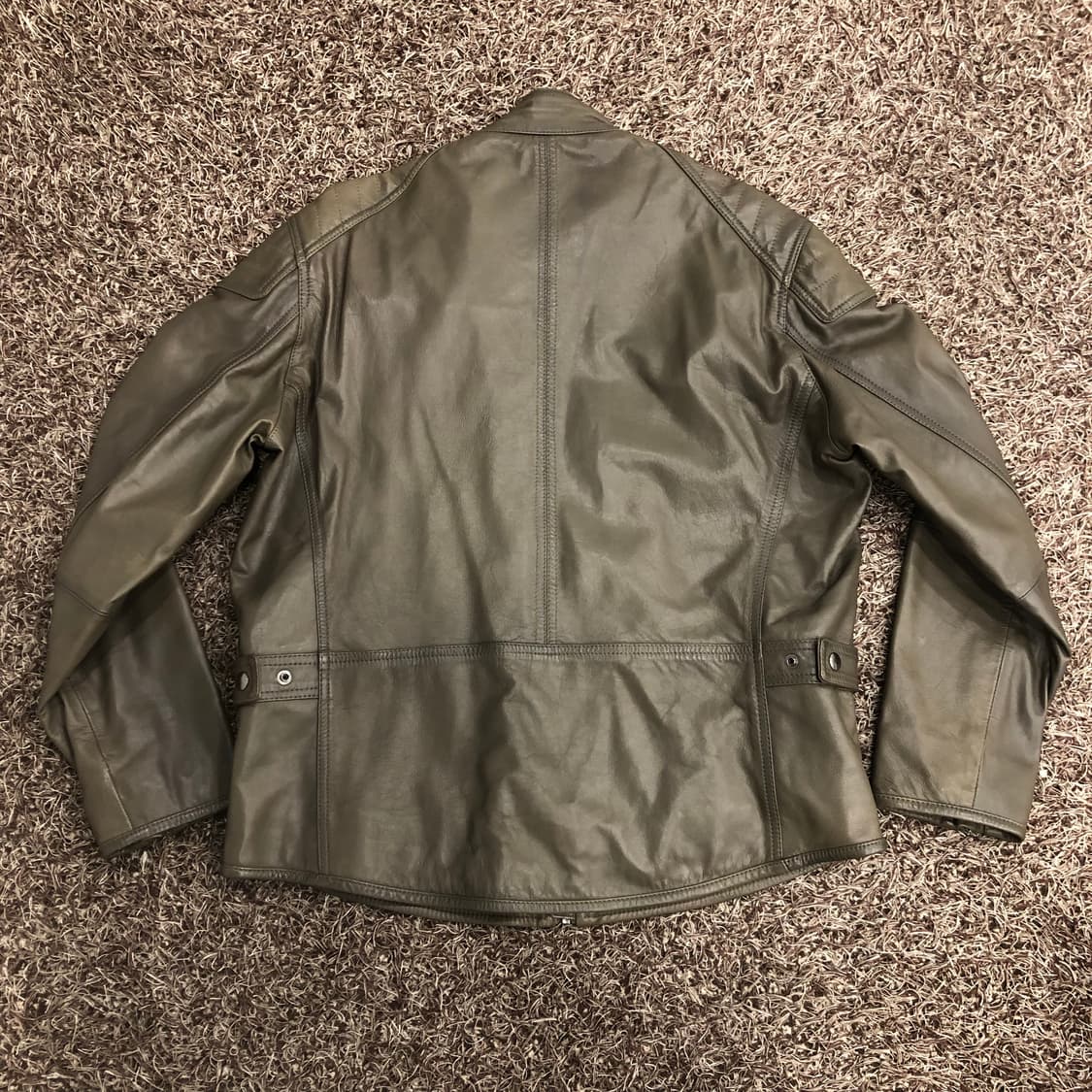 빈티지 워모 양가죽 라이더 레더 가죽 바이커 자켓 상품이미지4