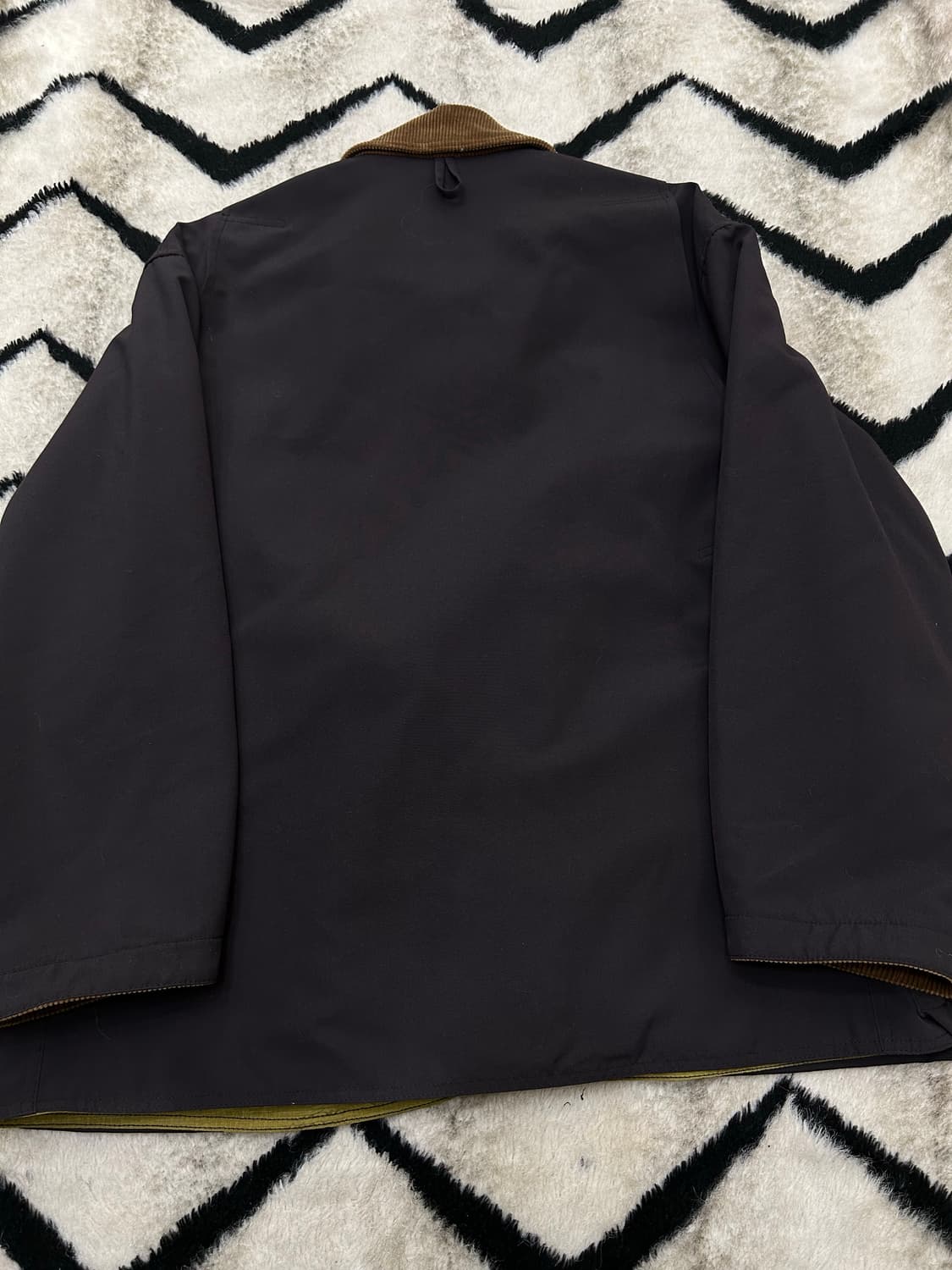 [M]헤리티지플로스 양면 나일론 헌팅 자켓/고동색 옅은그린 상품이미지6