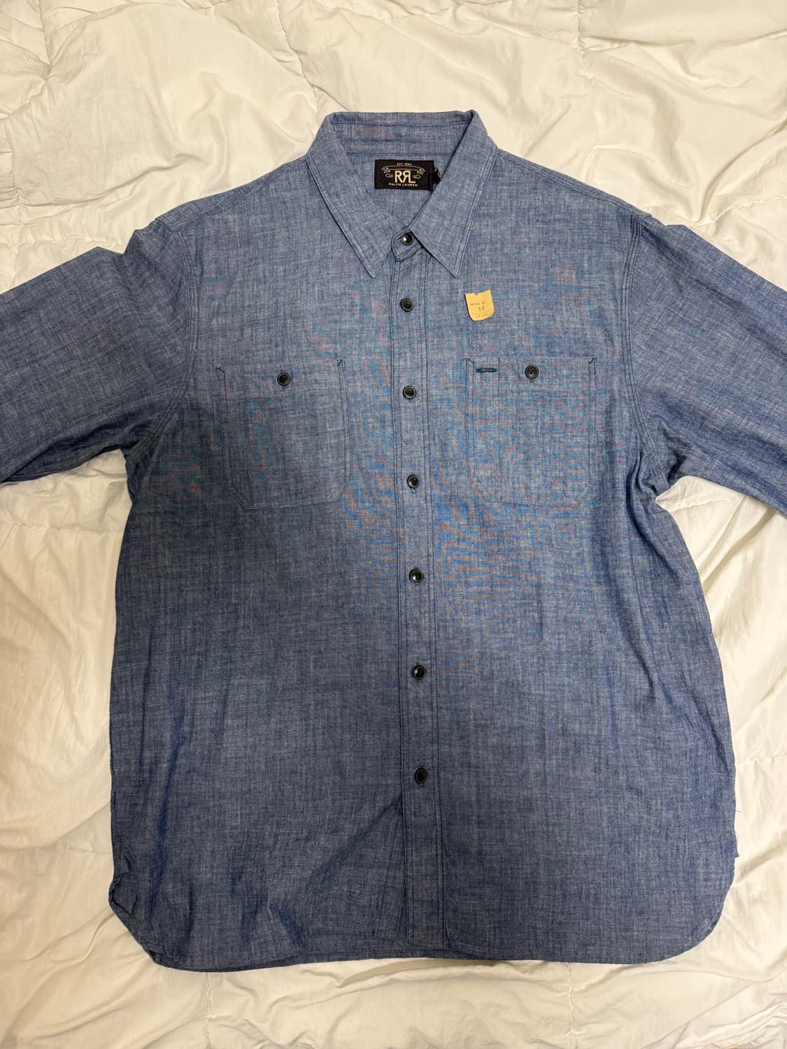 RRL 인디고 샴브레이 워크셔츠 L 새상품  더블알엘 상품이미지3