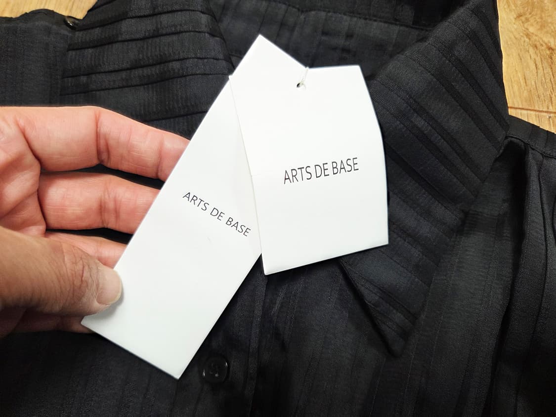 아드베스(ARTS DE BASE) 드레이핑 셔츠 프리사이즈 새상품 상품이미지10