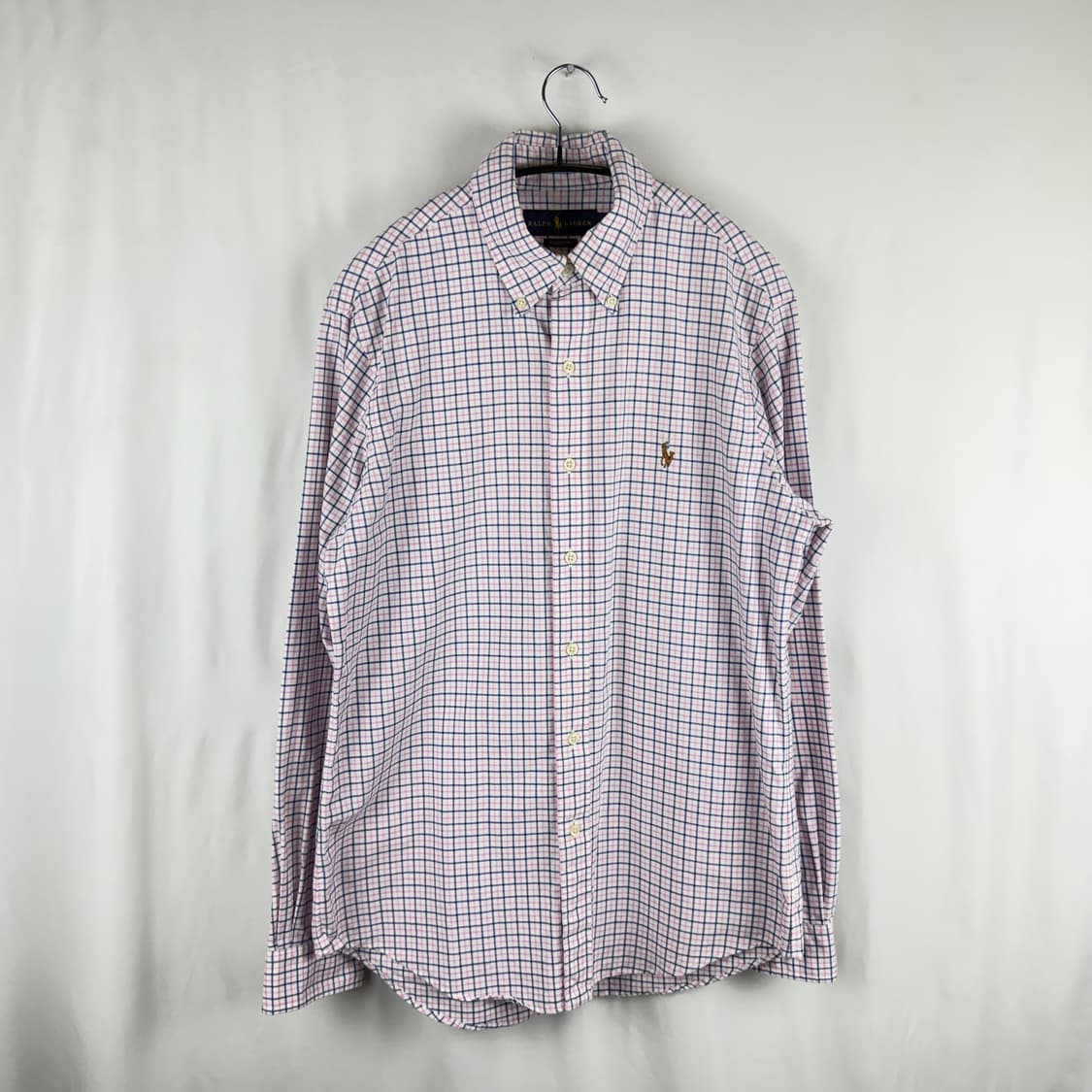 S) 랄프로렌 클래식핏 옥스포드 체크 셔츠 상품이미지2