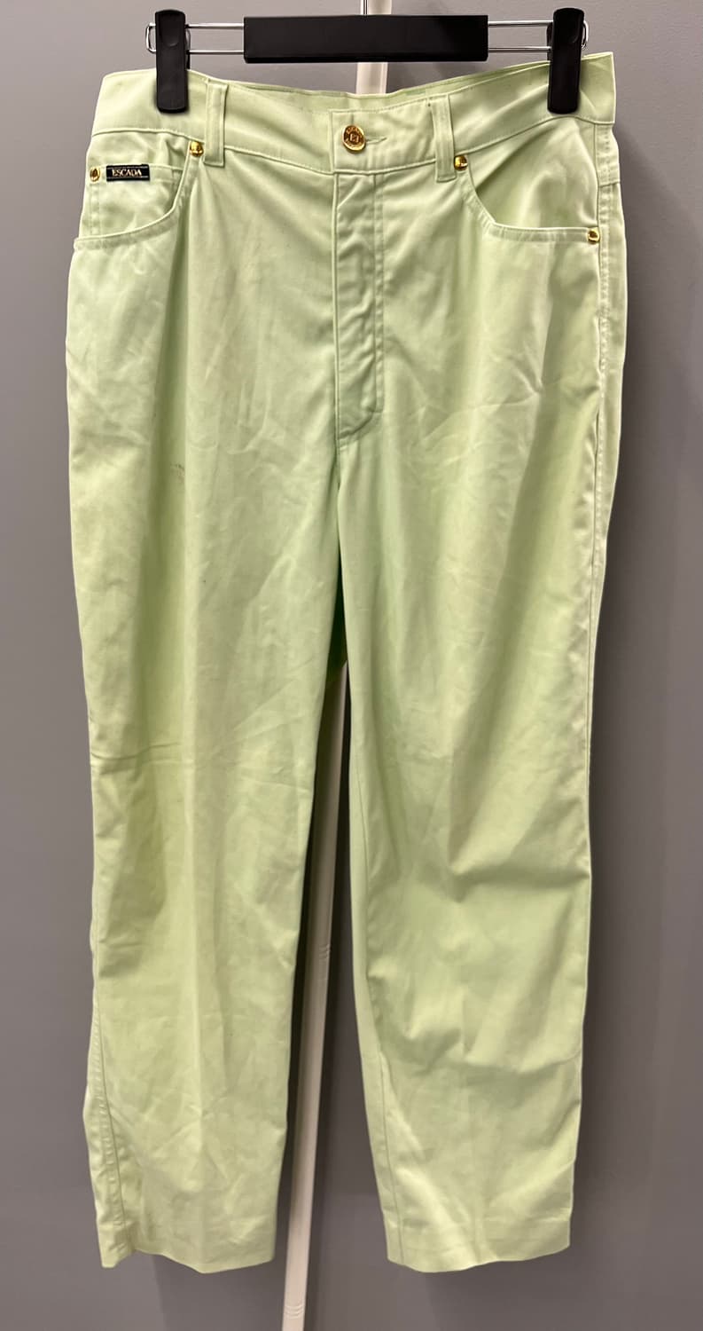 에스카다 마가레타 레이 여성 바지 40 연두색 상품이미지1