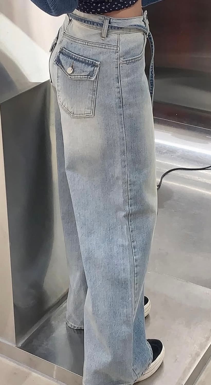 빈티지st 와이드 데님 상품이미지3