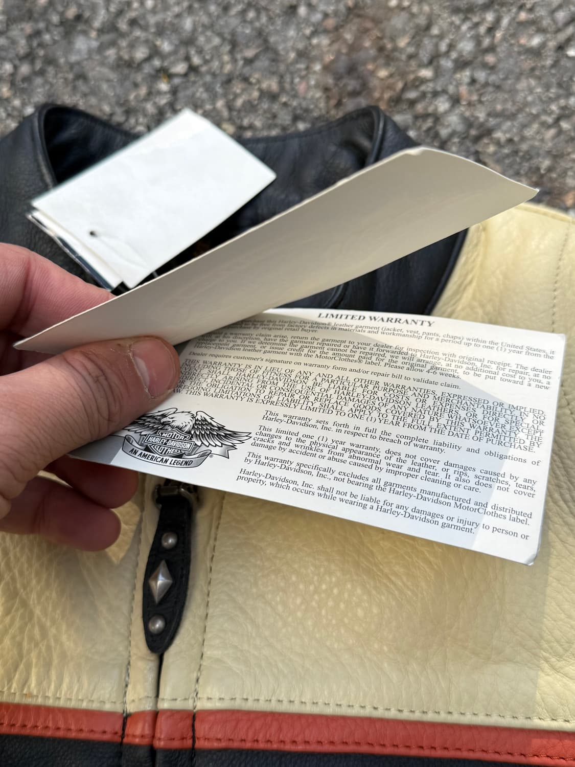 00s 데드스탁 할리데이비슨 레더자켓 상품이미지5