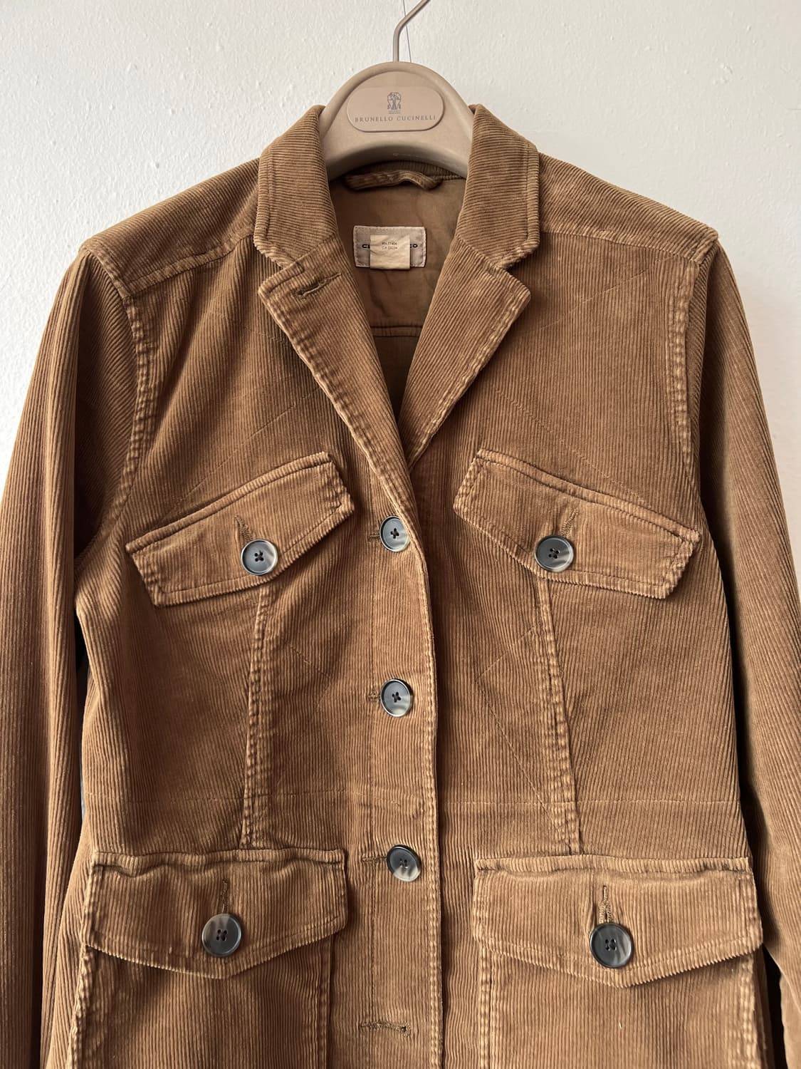 클럽모나코 여성 카멜 코듀로이자켓 간절기자켓 상품이미지1