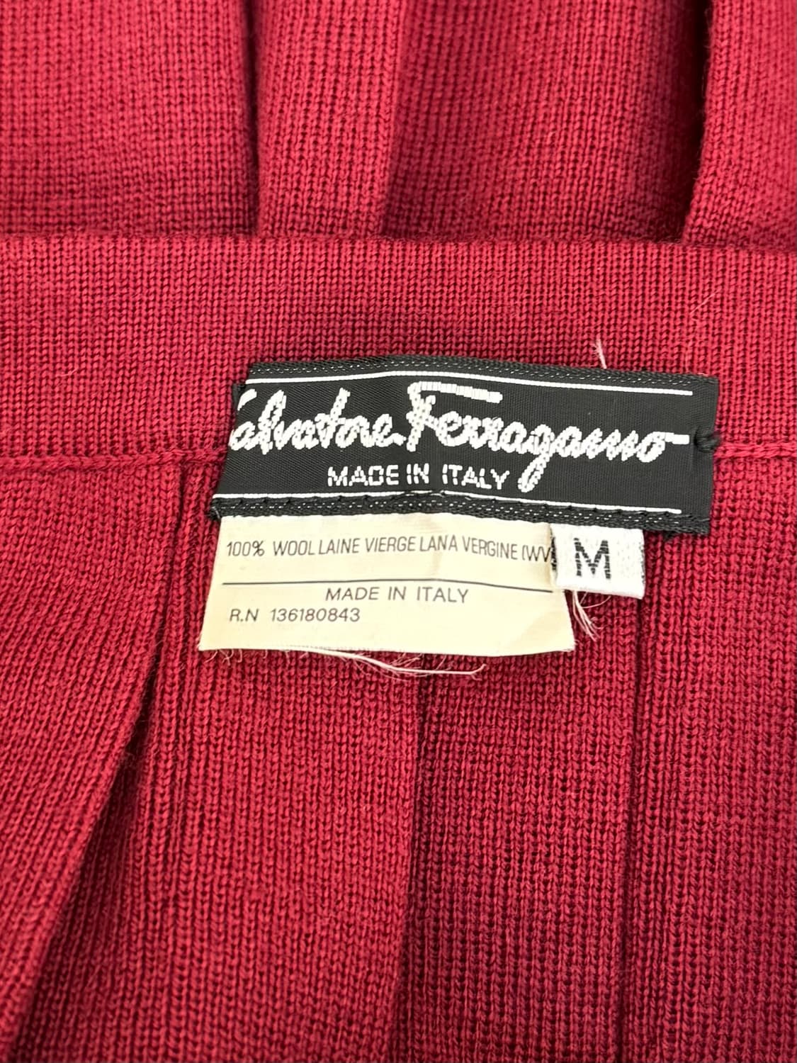 페라가모 울 플리츠 스커트 정품 상품이미지3