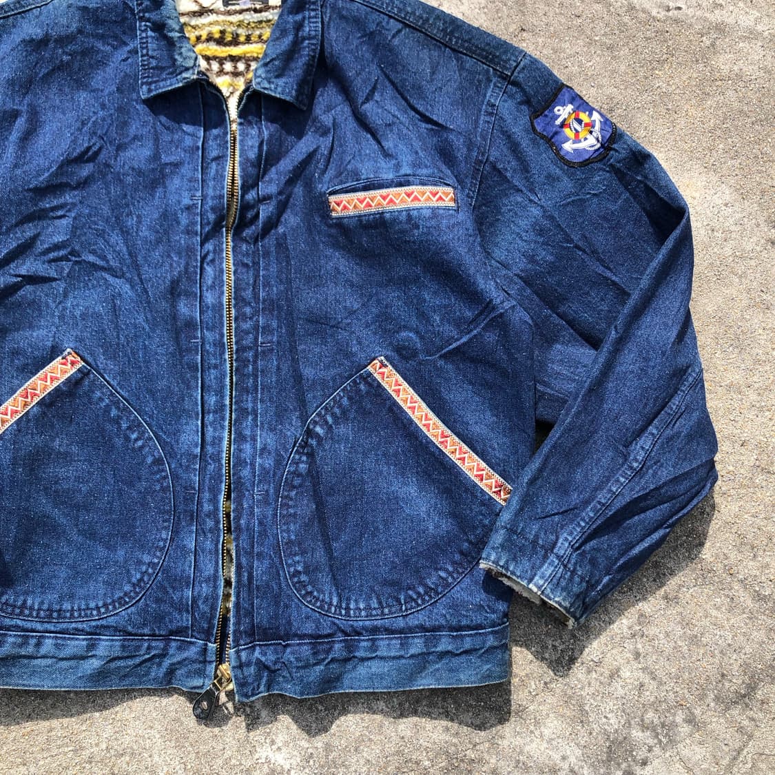 [L~XL] Wolvo Works 빈티지 데님 자켓 상품이미지6