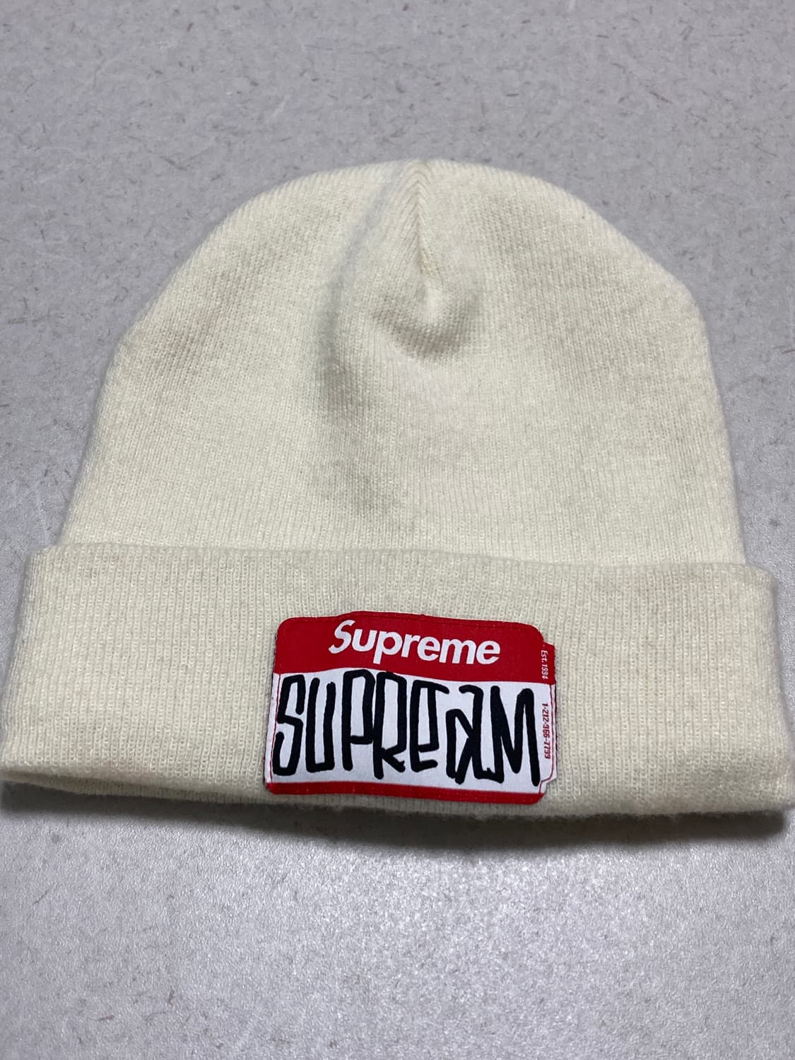 슈프림 곤즈 네임택 비니 상품이미지3