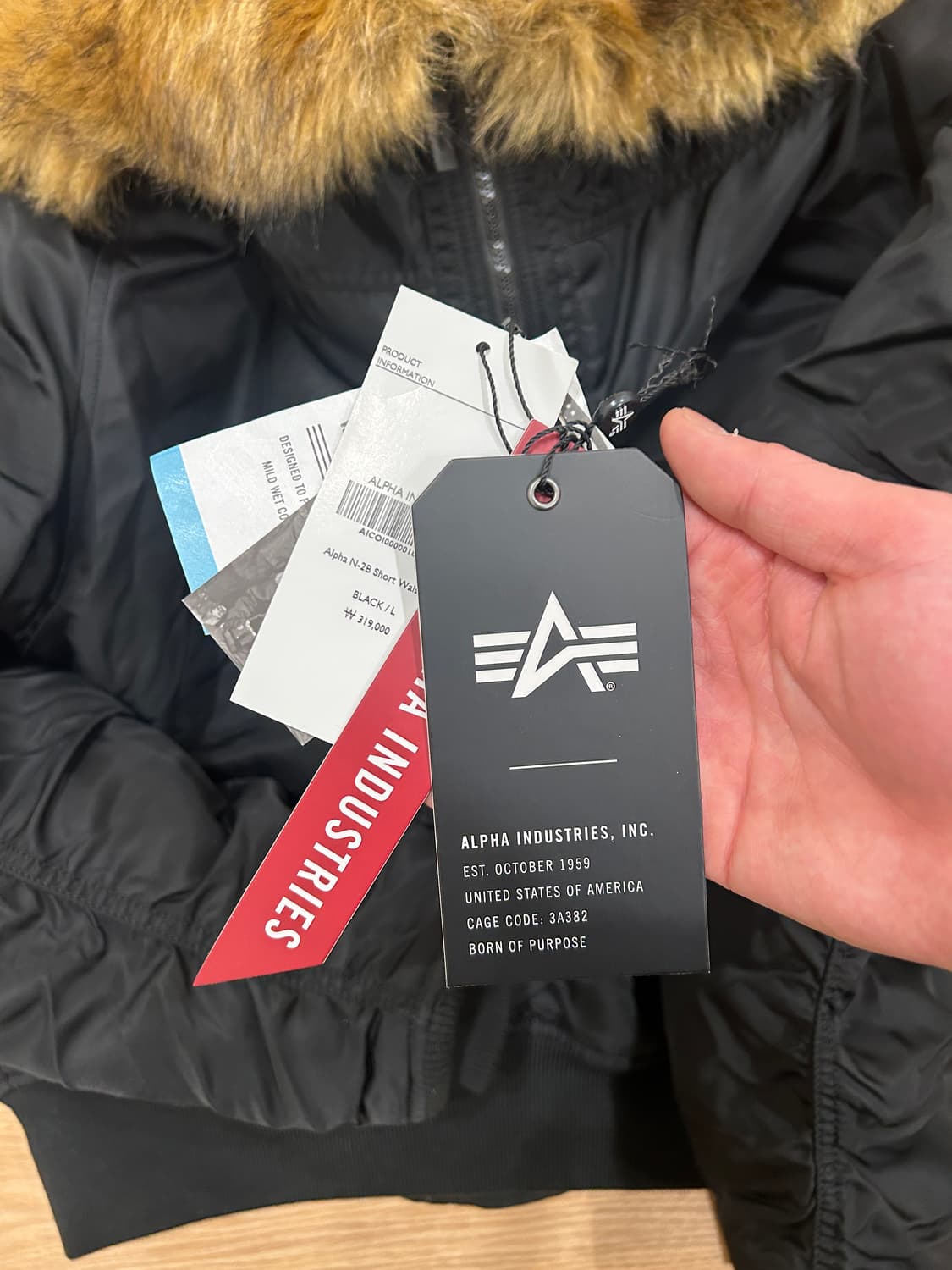(L) 알파인더스트리 N2B 블랙 상품이미지5