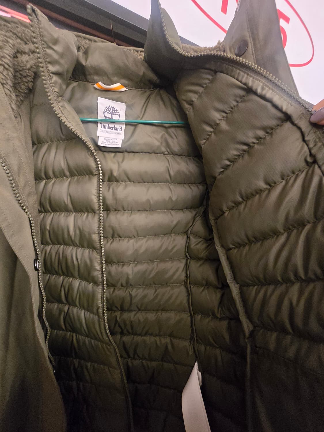 팀버랜드 다운패딩  야상 재켓 상품이미지5