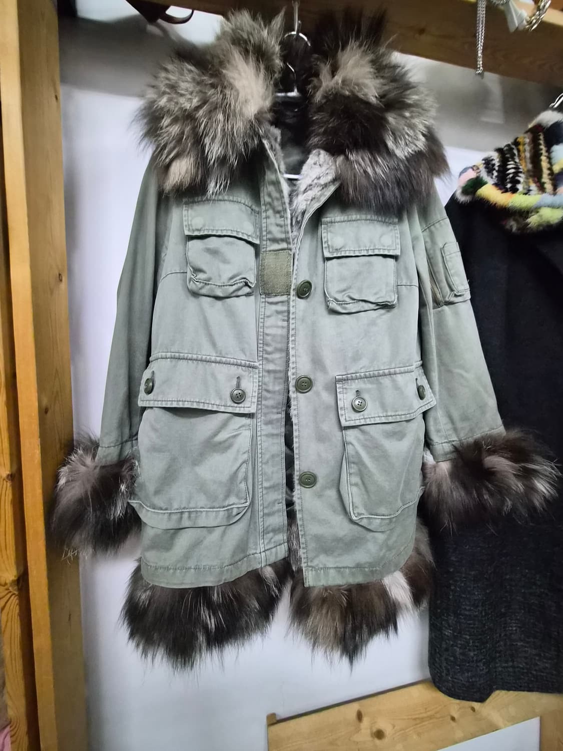 수입 폭스퍼내피 탈부착 야상 상품이미지1