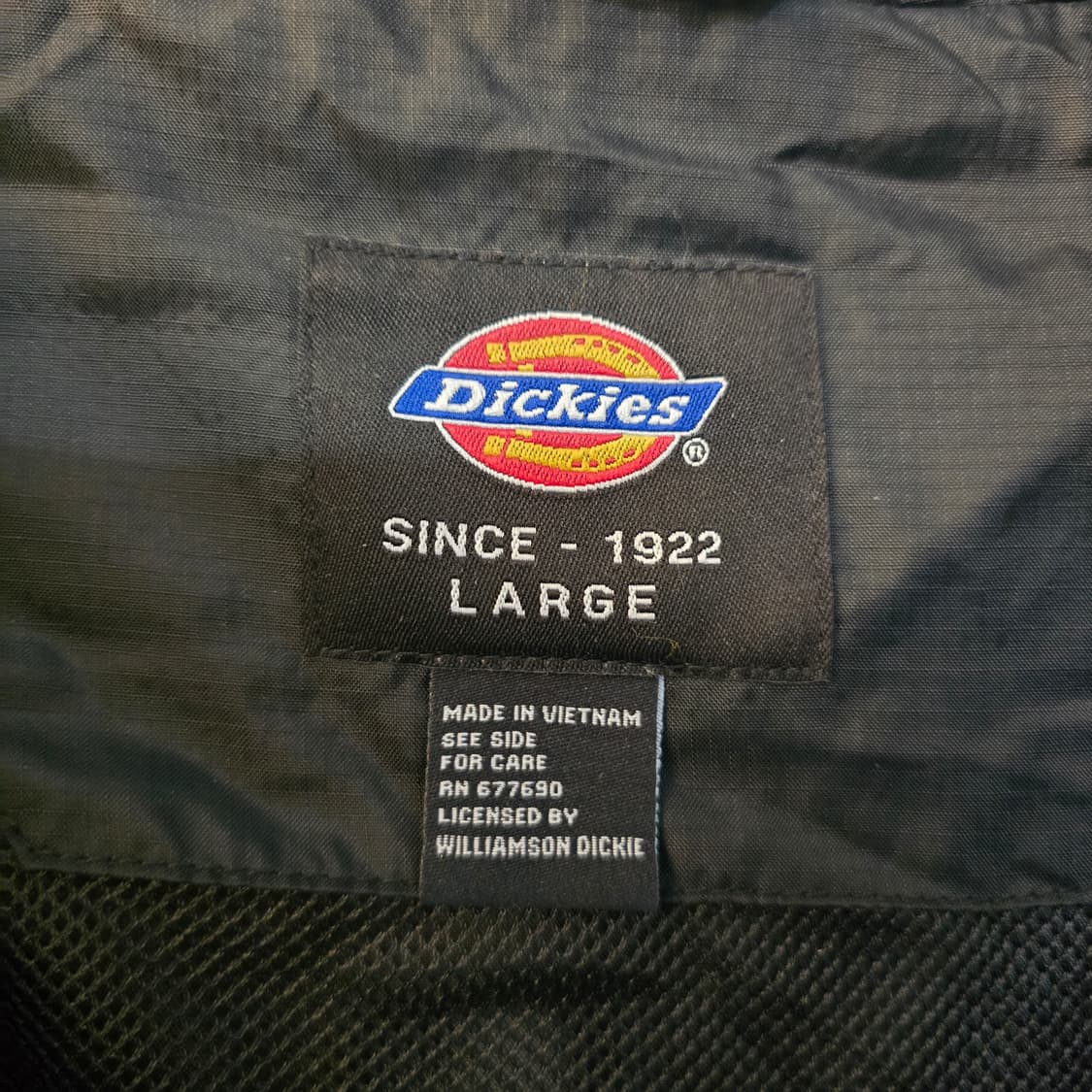 디키즈 후드 블랙 윈드브레이커 오버핏 자켓 상품이미지4