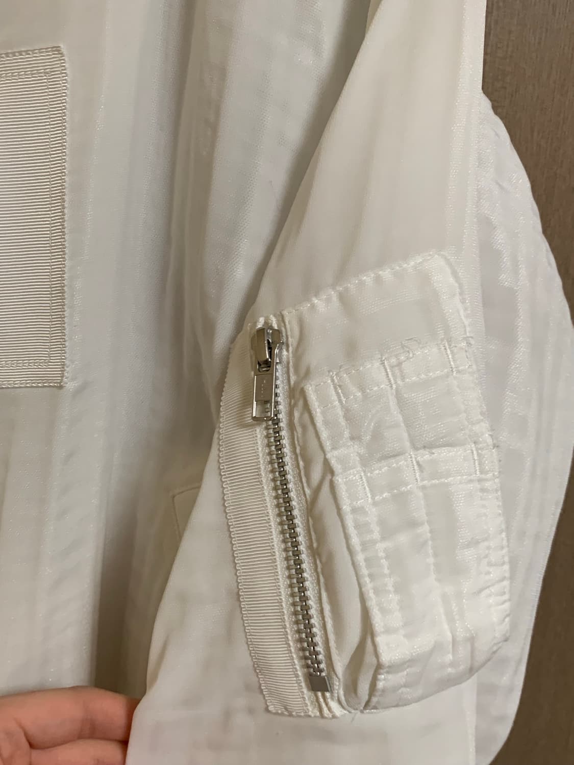 사카이럭 Sacai luck ma-1 화이트 상품이미지3