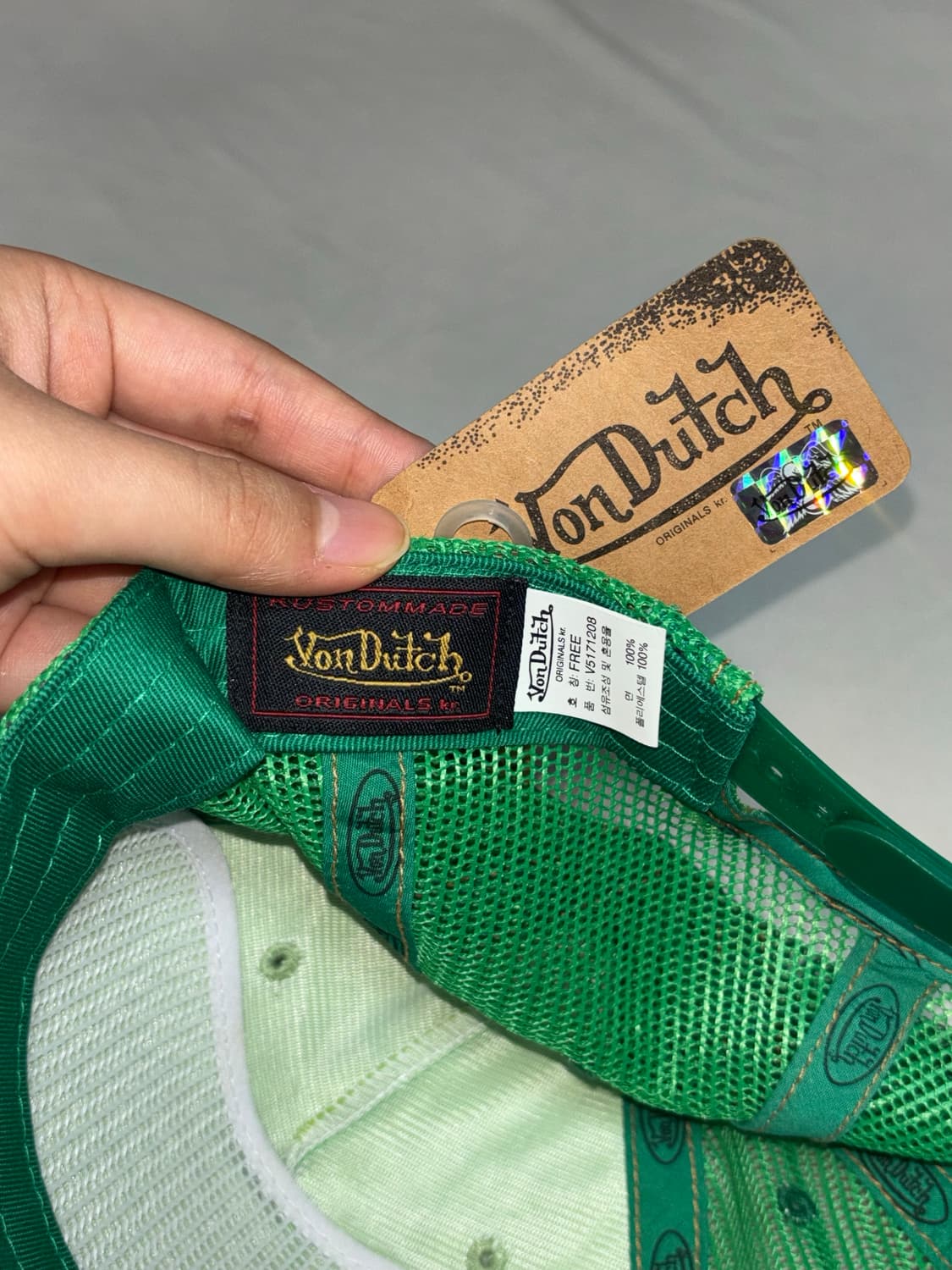 Von dutch green mesh hat 상품이미지6