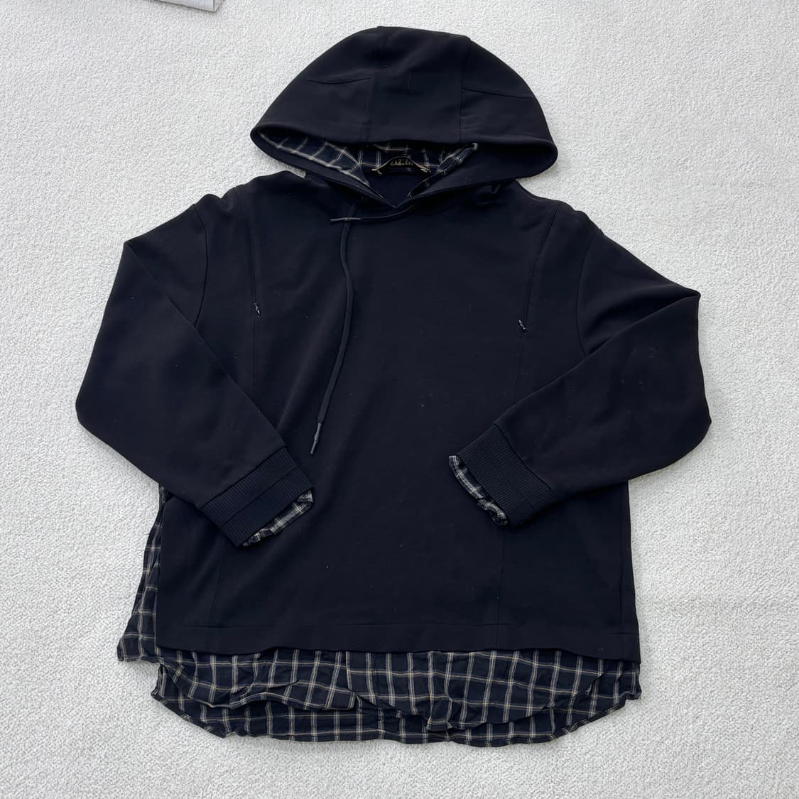 95 한섬시스템 레이어드 후드티 0303E 상품이미지1