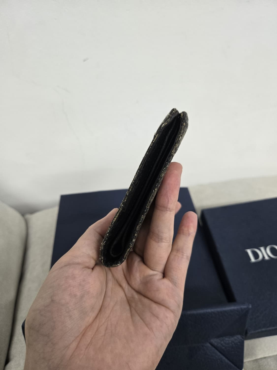 [보증서 A급]디올 오블리크 반지갑 상품이미지3