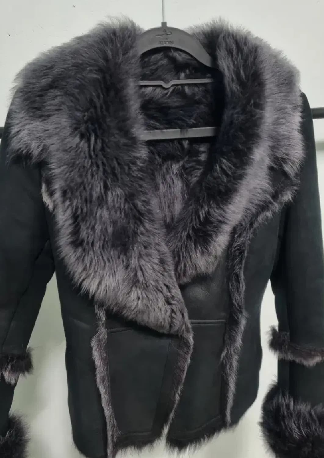 빈티지 펑크 양가죽 양털 퍼 무스탕 상품이미지1